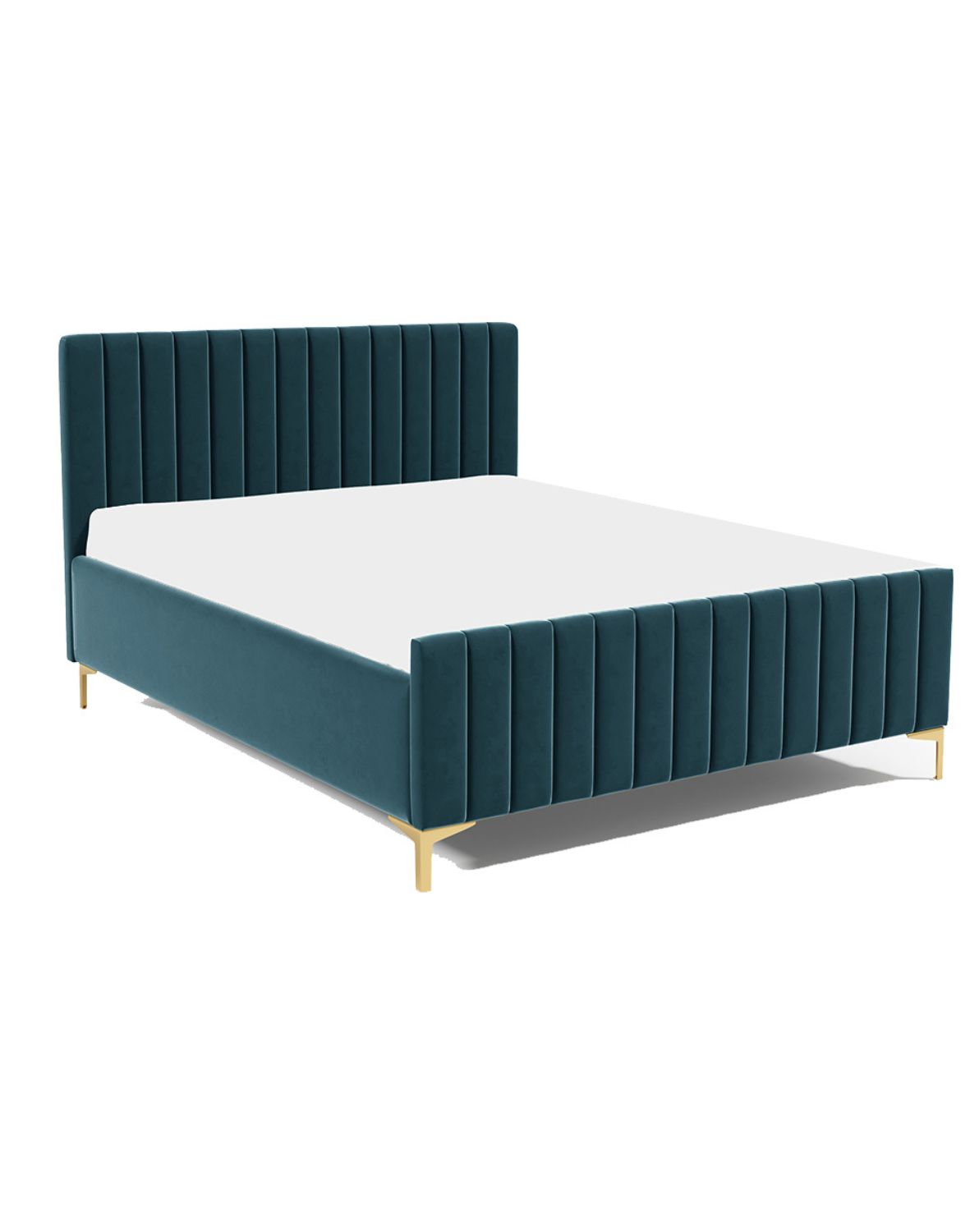 łóżko tapicerowane typ 25 na wysokich nóżkach