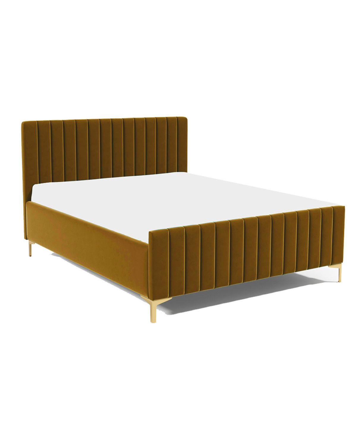 łóżko tapicerowane typ 25 na wysokich nóżkach