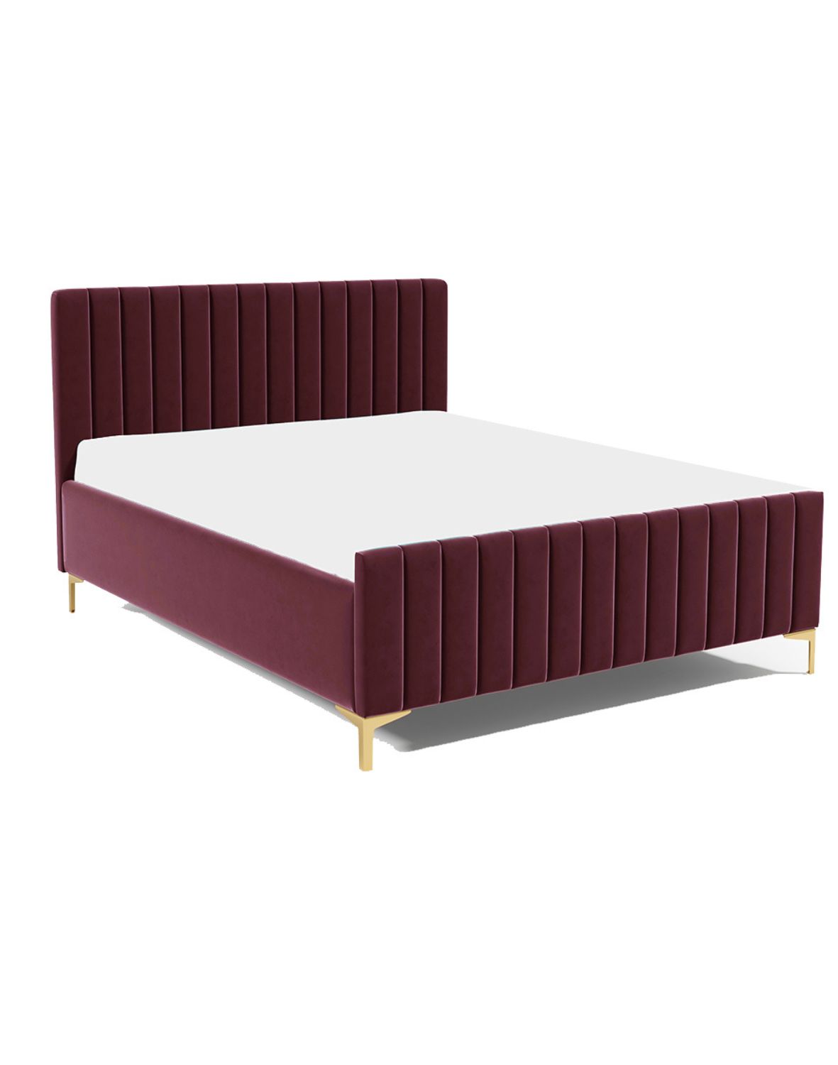 łóżko tapicerowane typ 25 na wysokich nóżkach