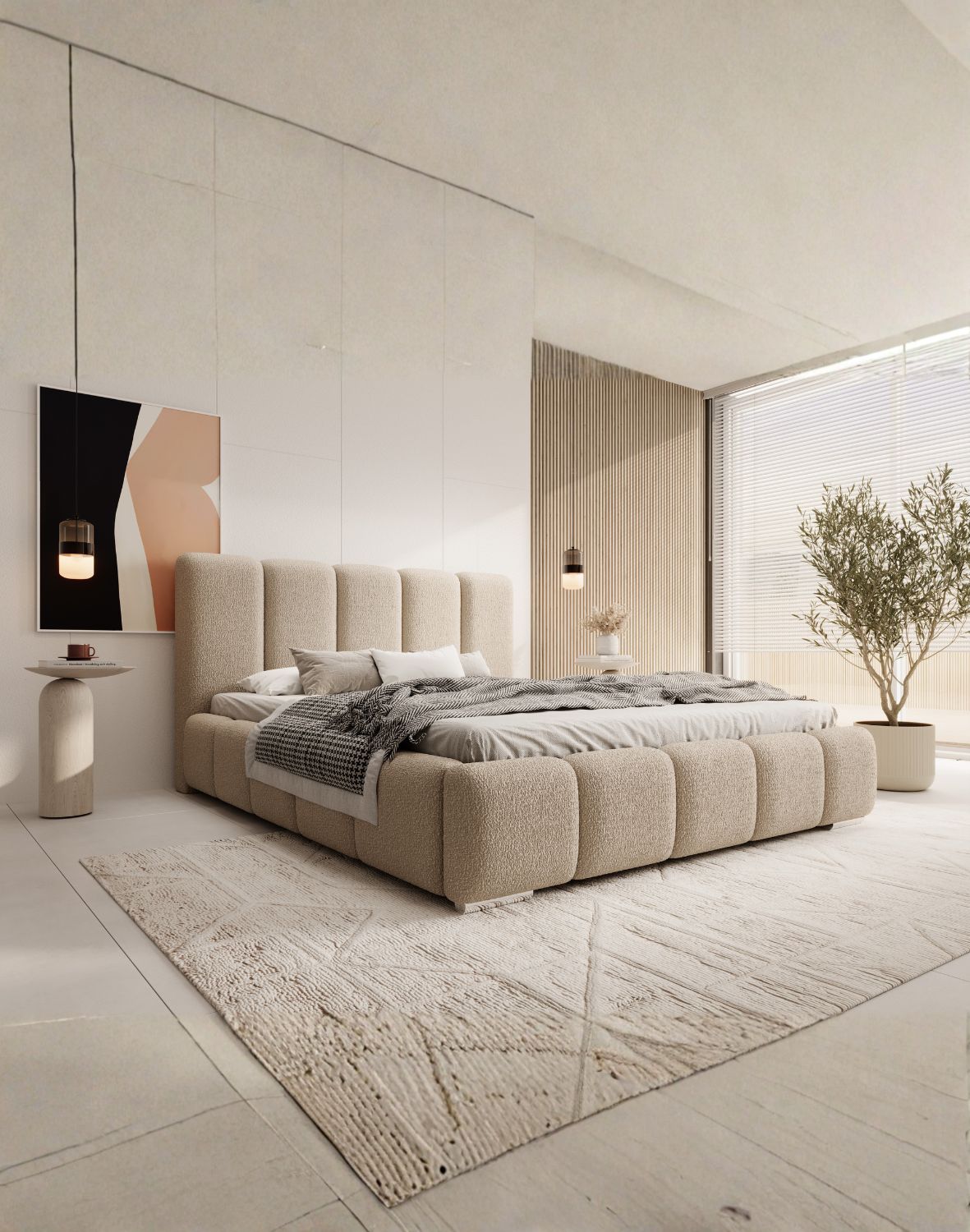 łóżko tapicerowane basic