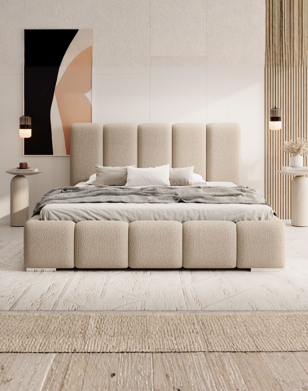 łóżko tapicerowane basic