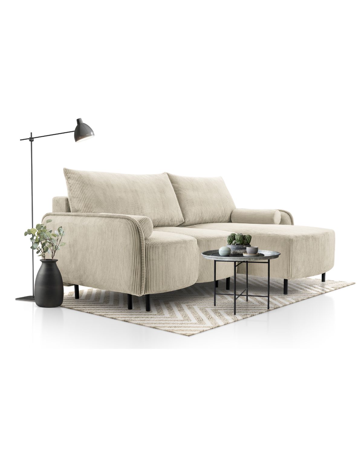 mały narożnik tini na wysokich nóżkach