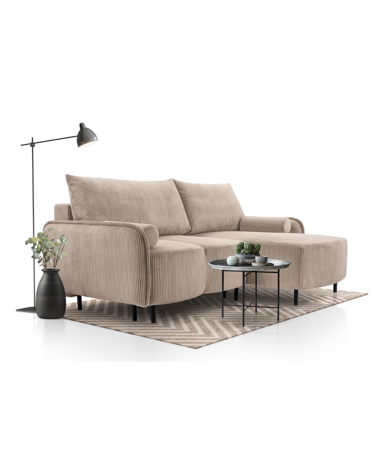 mały narożnik tini na wysokich nóżkach