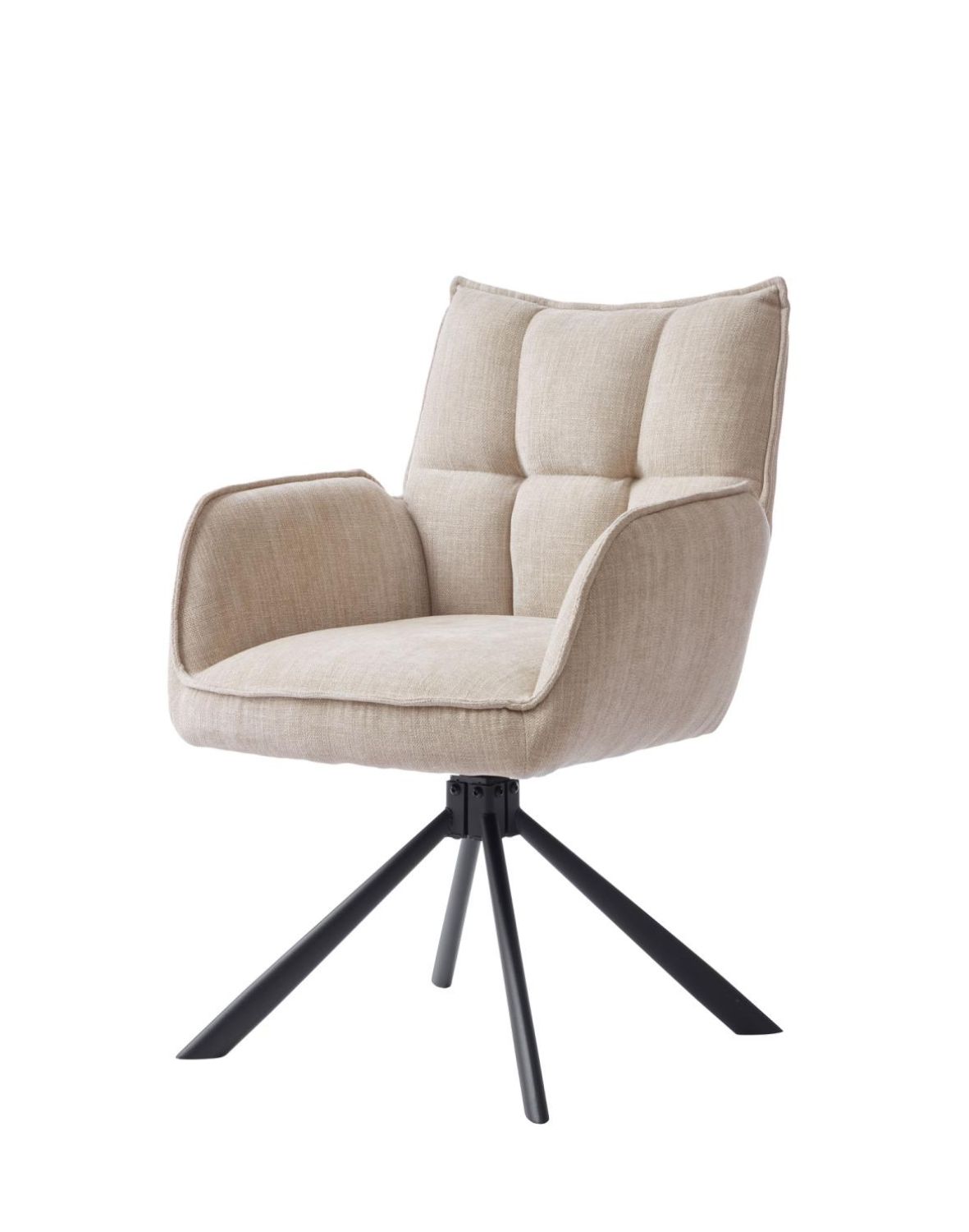 krzesło obrotowe marilla z podłokietnikami (51080004), beżowe