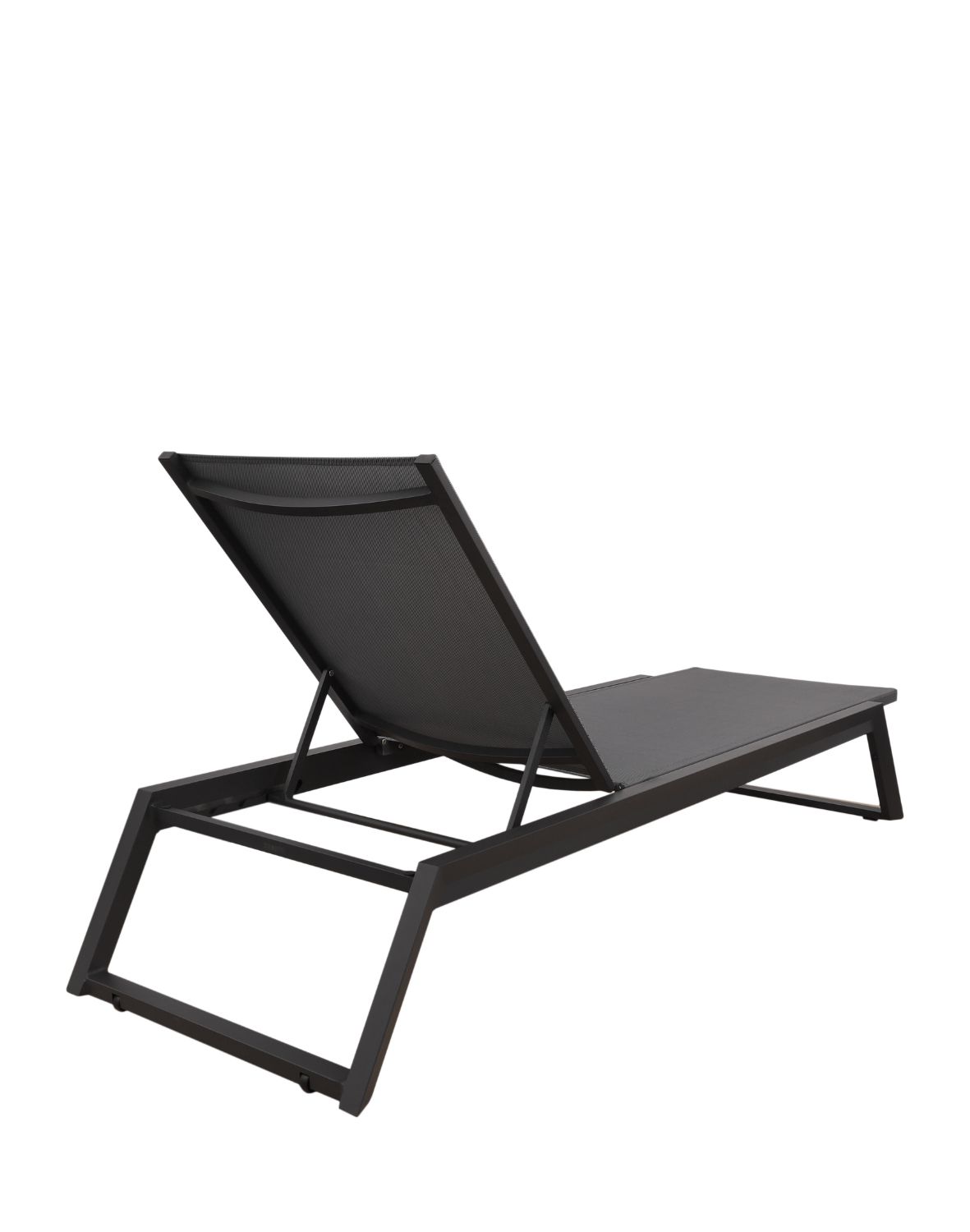 leżak ogrodowy mark, rozkładany, aluminium, grafitowy