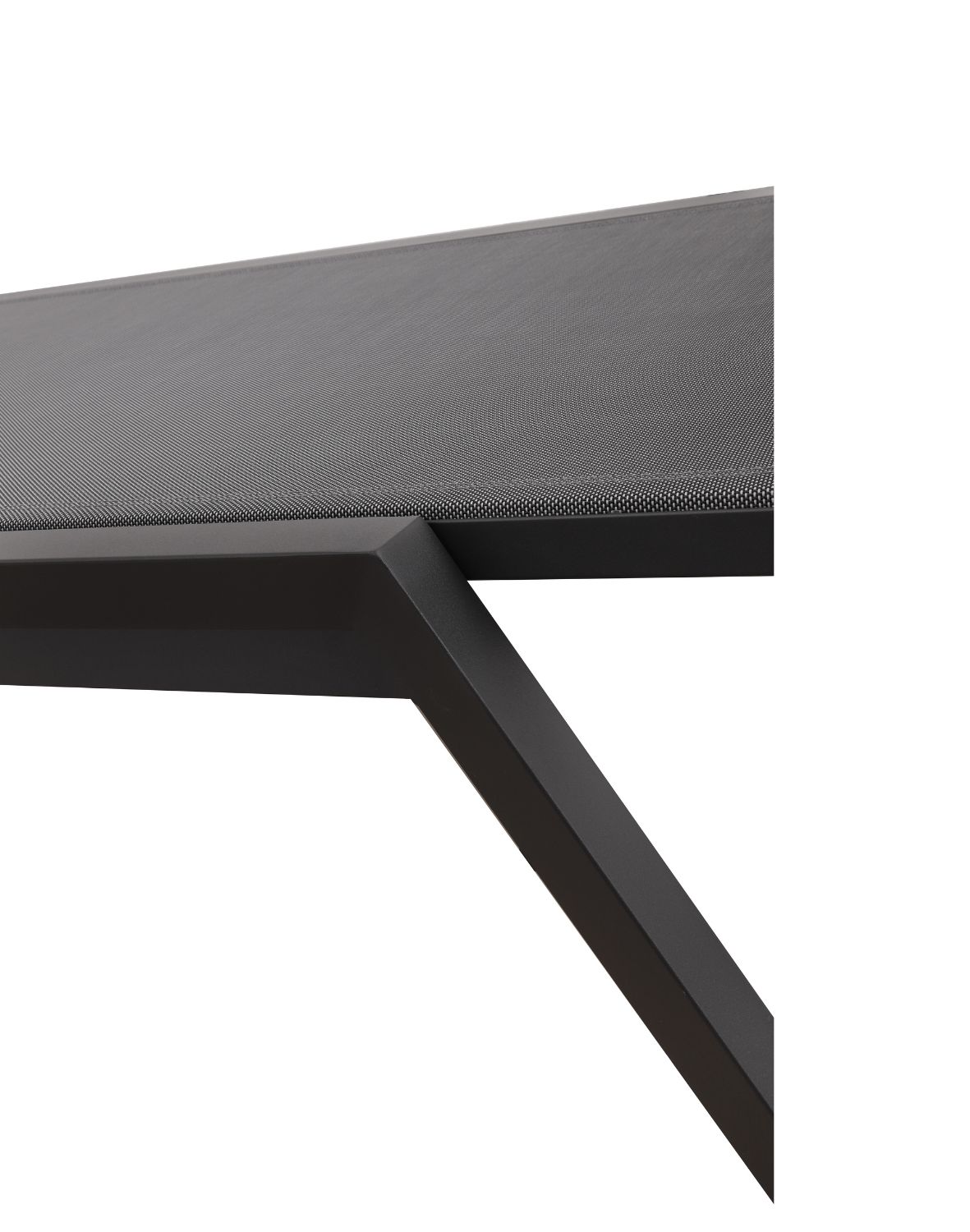 leżak ogrodowy mark, rozkładany, aluminium, grafitowy