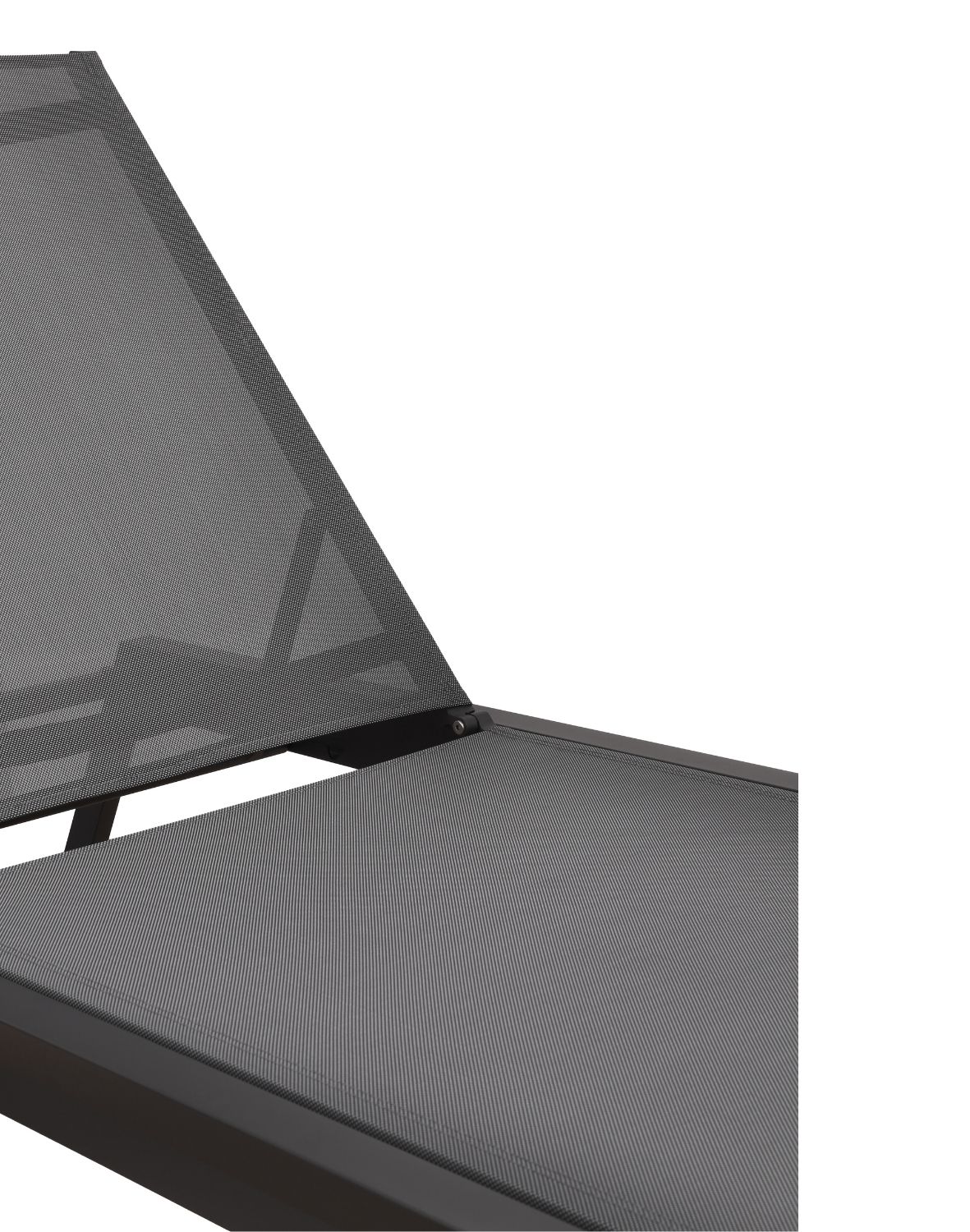 leżak ogrodowy mark, rozkładany, aluminium, grafitowy