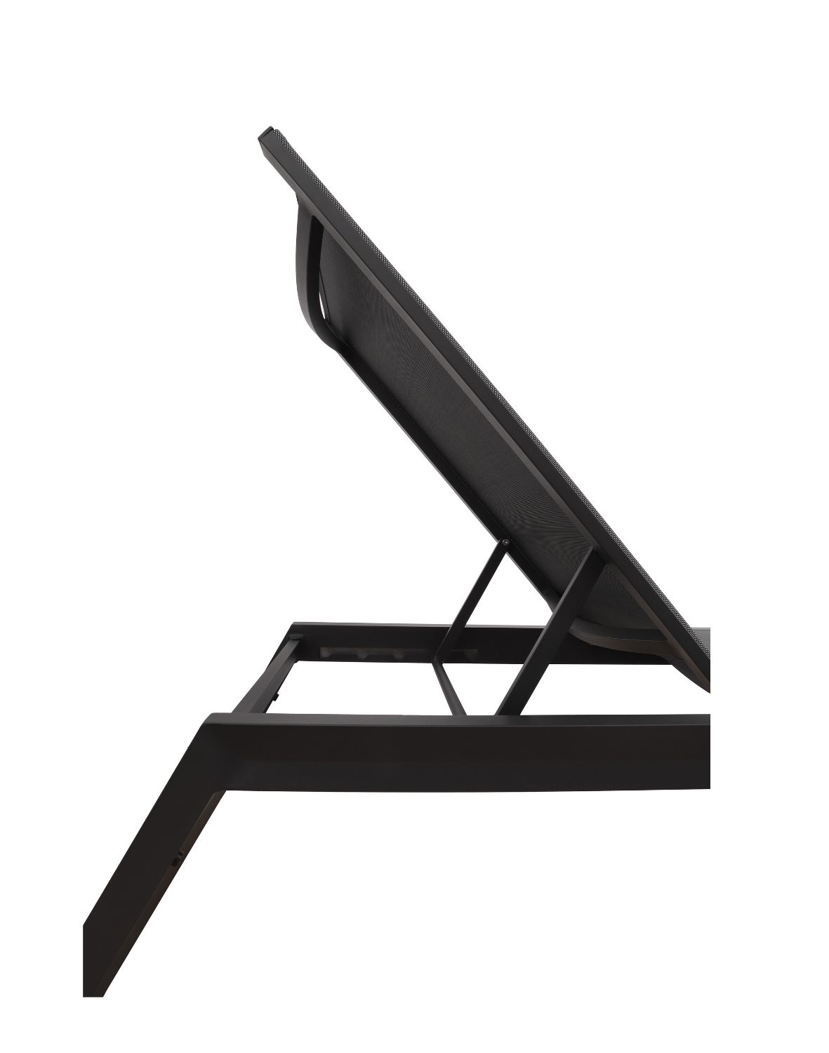 leżak ogrodowy mark, rozkładany, aluminium, grafitowy