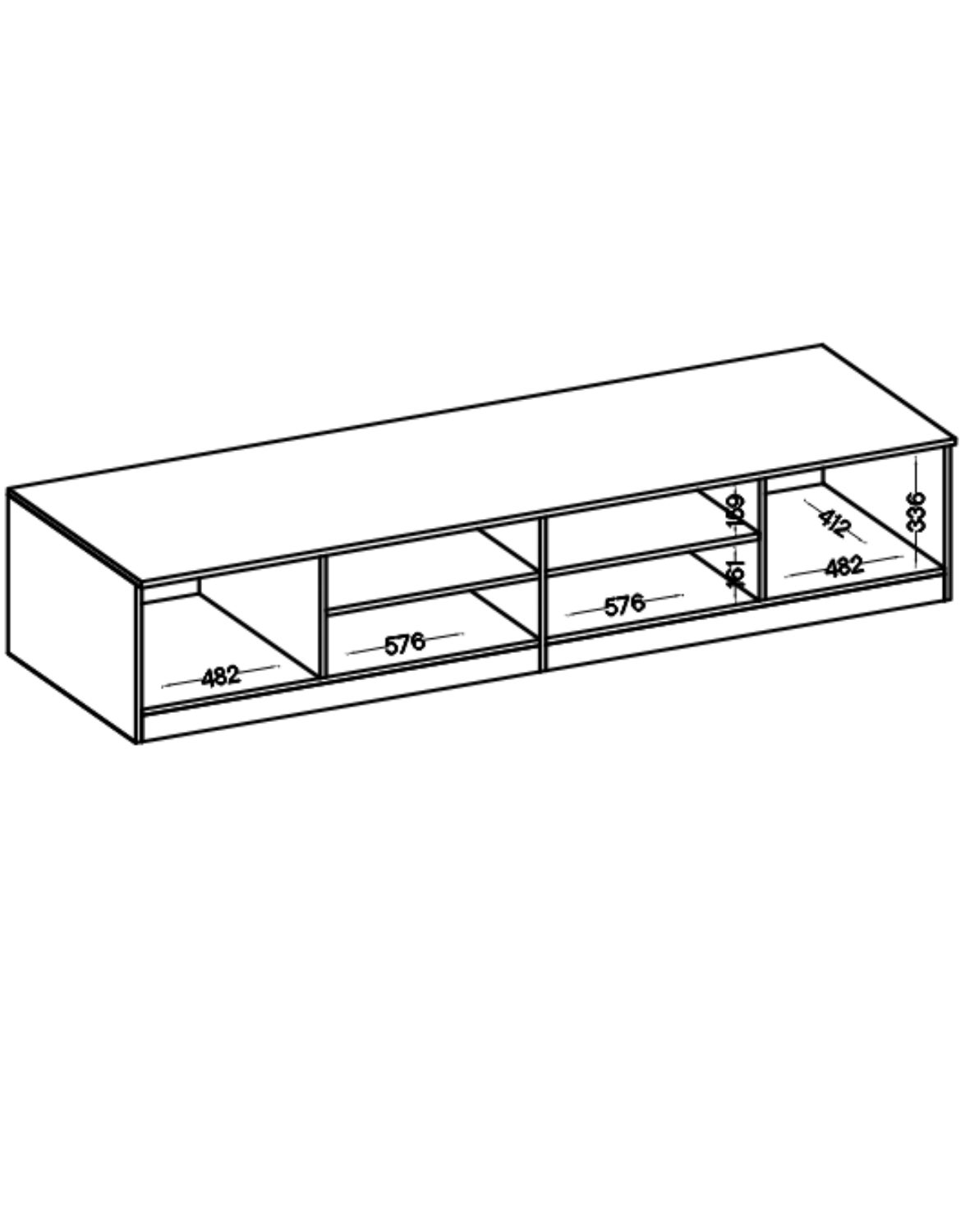 mebloscianka paris gr grafit dab sonoma