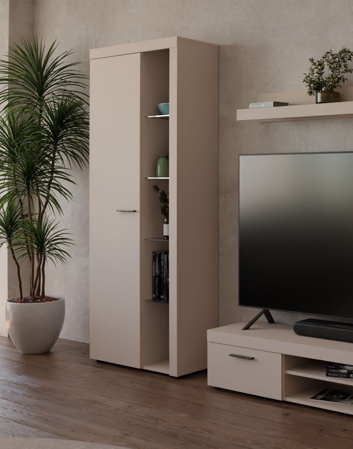 Meblościanka Rumba XL BP Beż Piaskowy