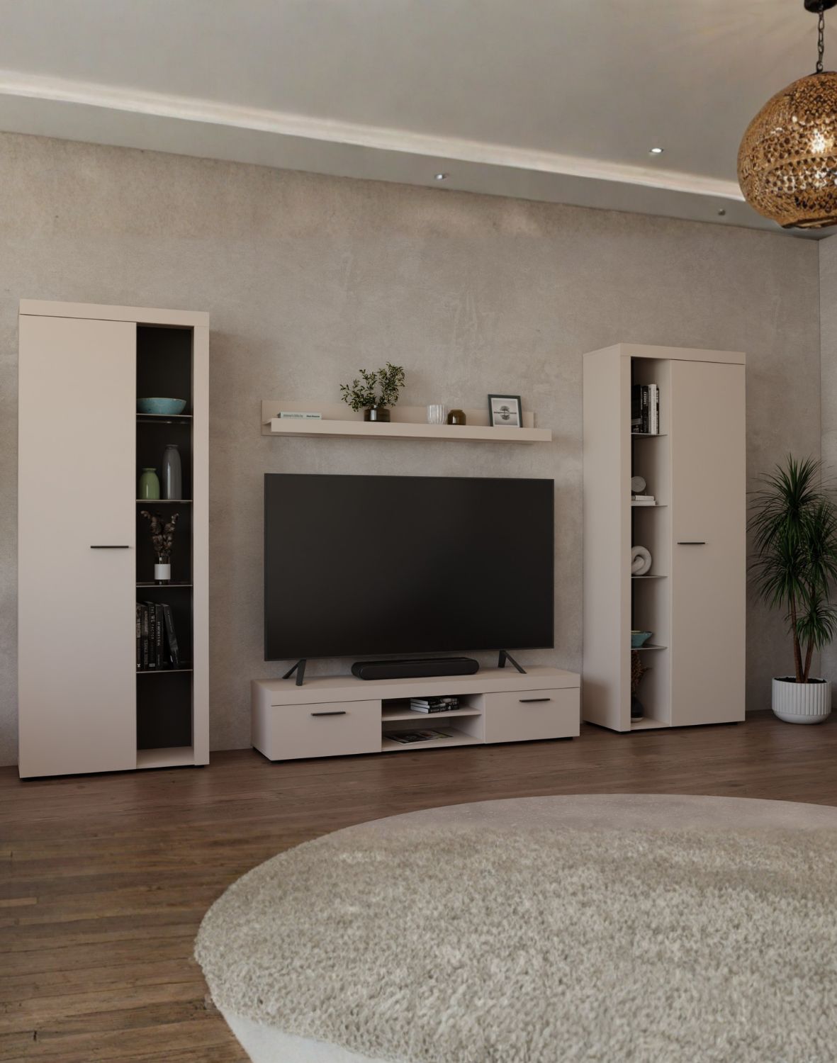 Meblościanka Rumba XL BP Beż Piaskowy