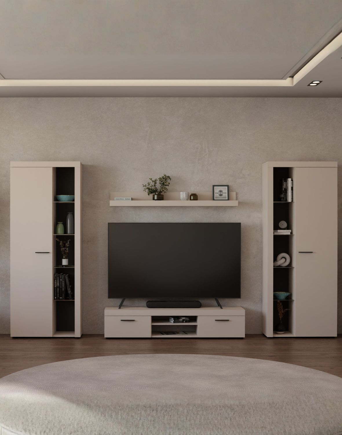 Meblościanka Rumba XL BP Beż Piaskowy