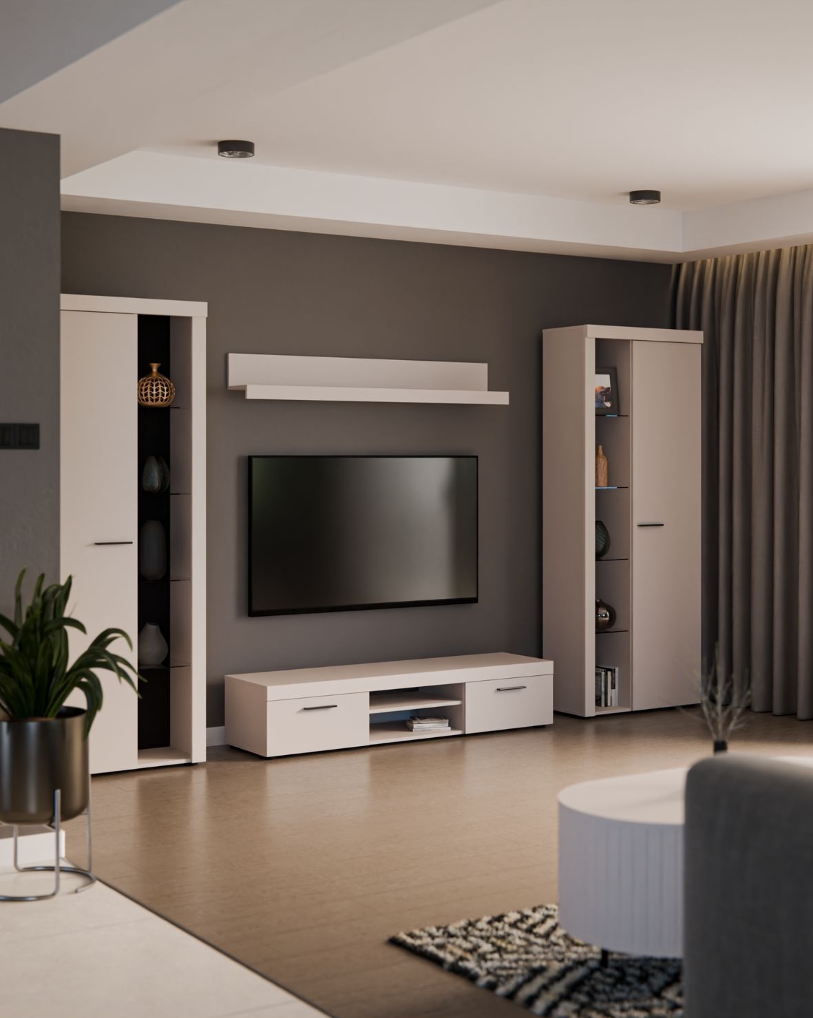 Meblościanka Rumba XL BP Beż Piaskowy