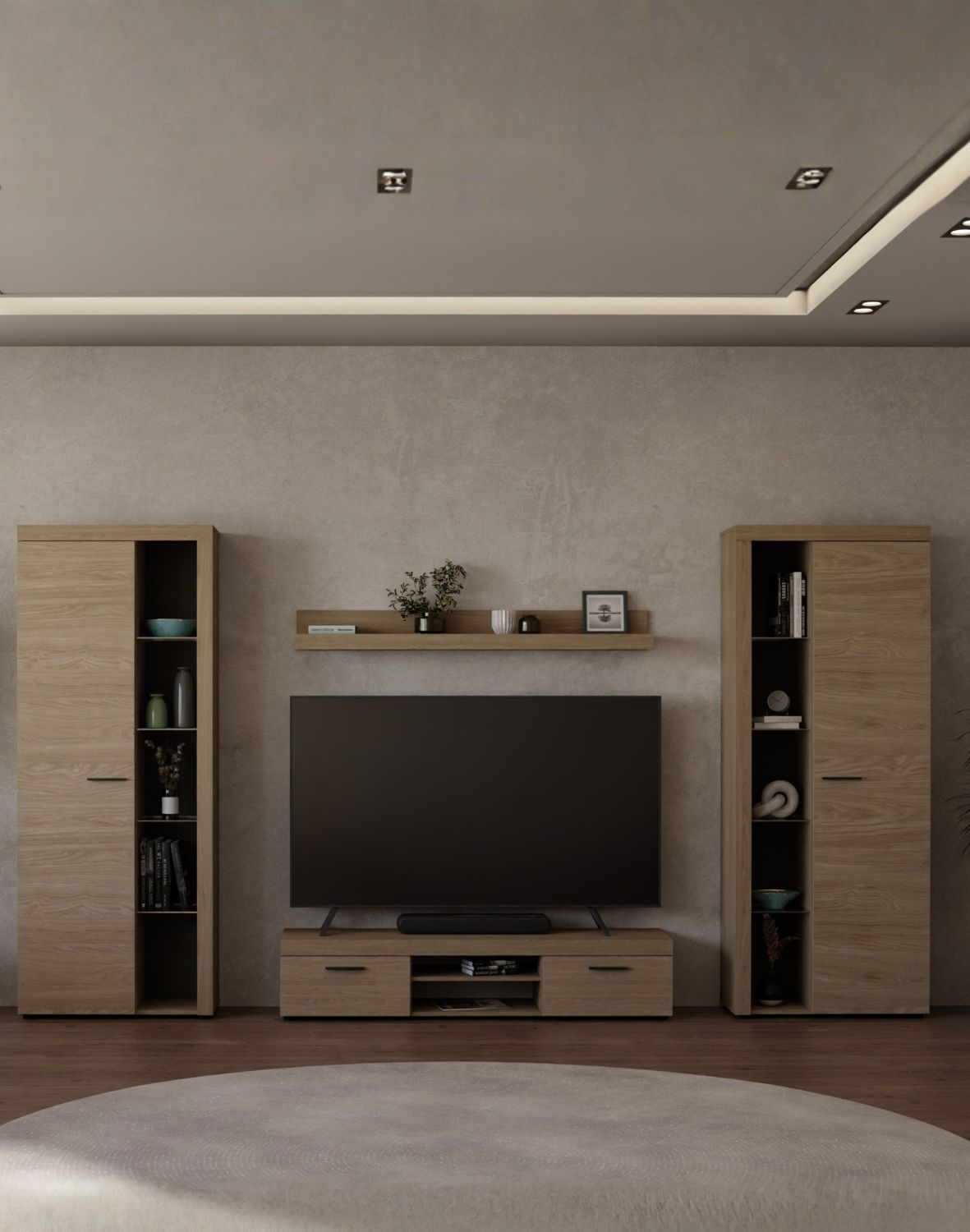 Meblościanka Rumba XL DO Dąb Olejowany