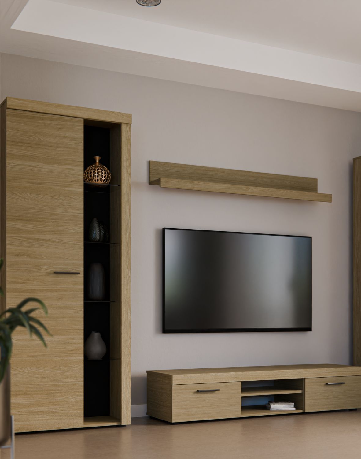 Meblościanka Rumba XL DO Dąb Olejowany