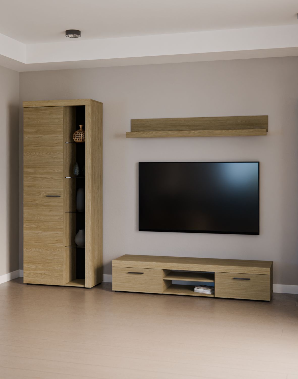 Meblościanka Rumba XL DO Dąb Olejowany