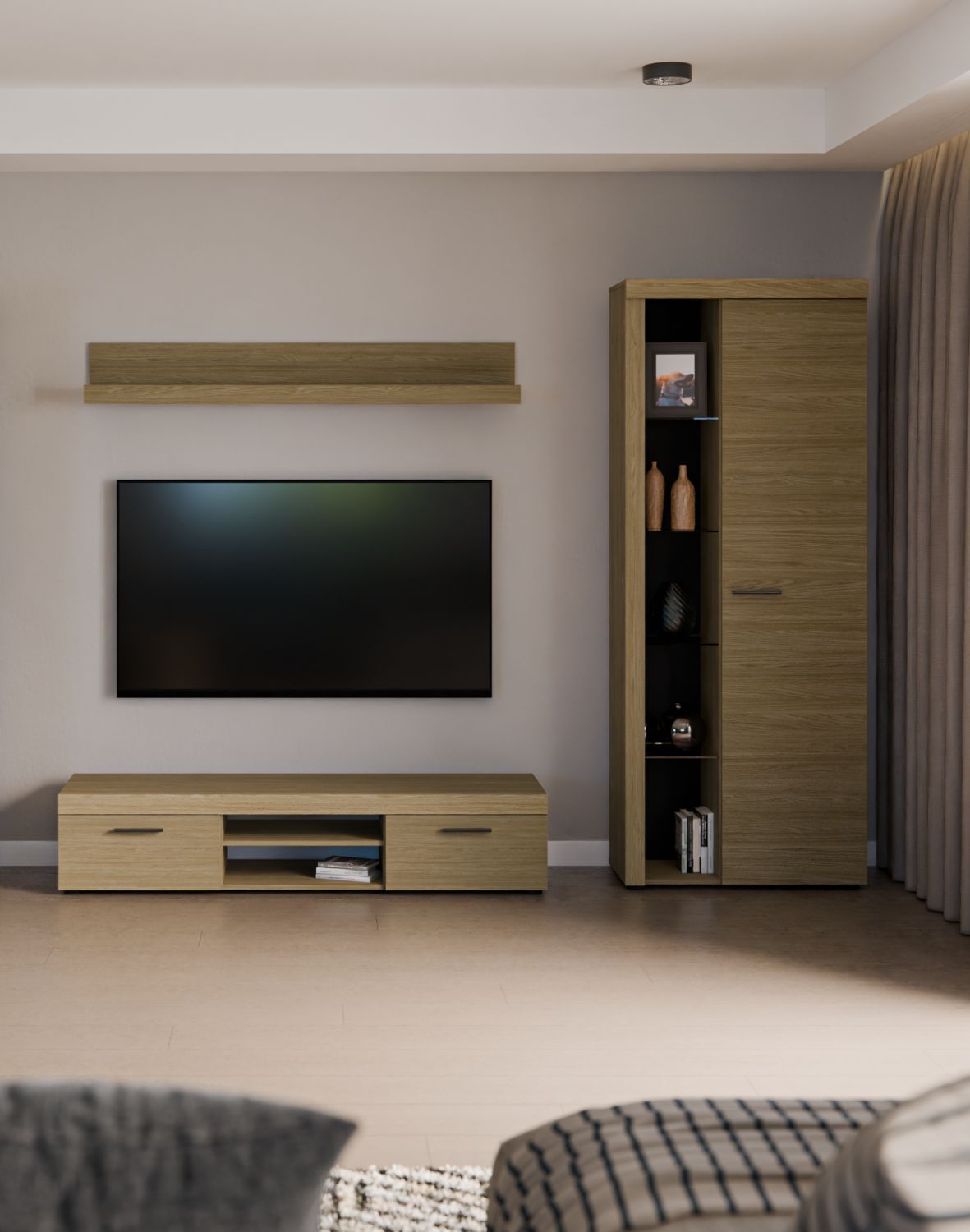 Meblościanka Rumba XL DO Dąb Olejowany