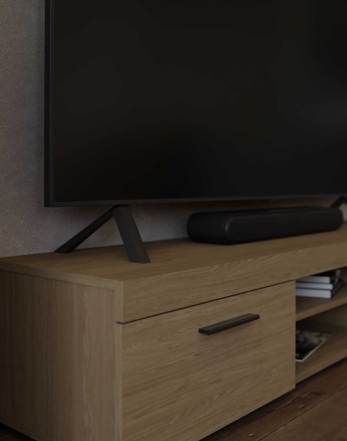 Meblościanka Rumba XL DO Dąb Olejowany