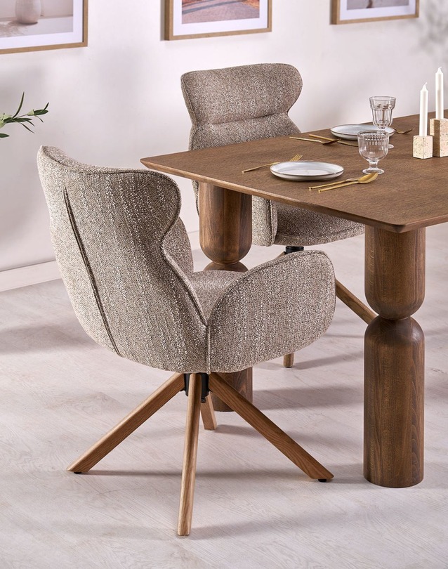 duży stół rozkładany melton (200–300x101 cm), jasny orzech