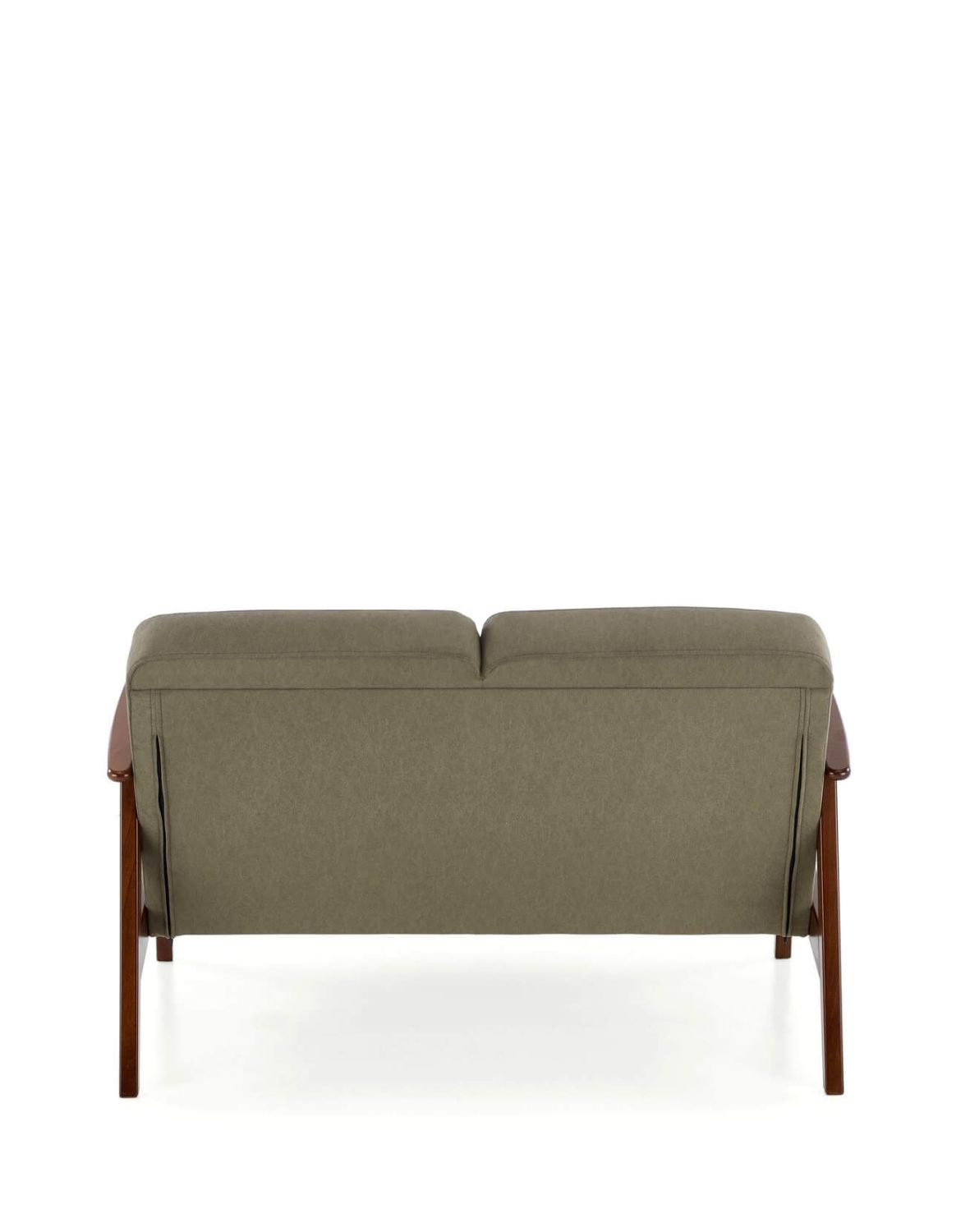 sofa dwuosobowa do salonu milano 2S, retro, oliwkowa