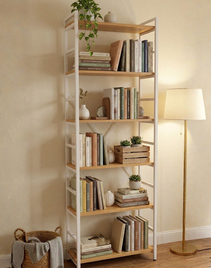 regał modern white s06