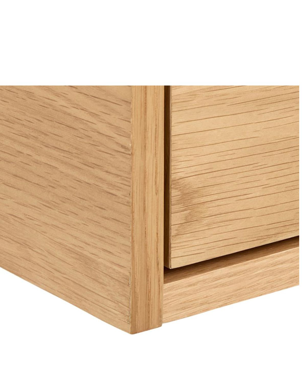 stolik nocny monfort, naturalny dąb, ścienny, z szufladą (10858)