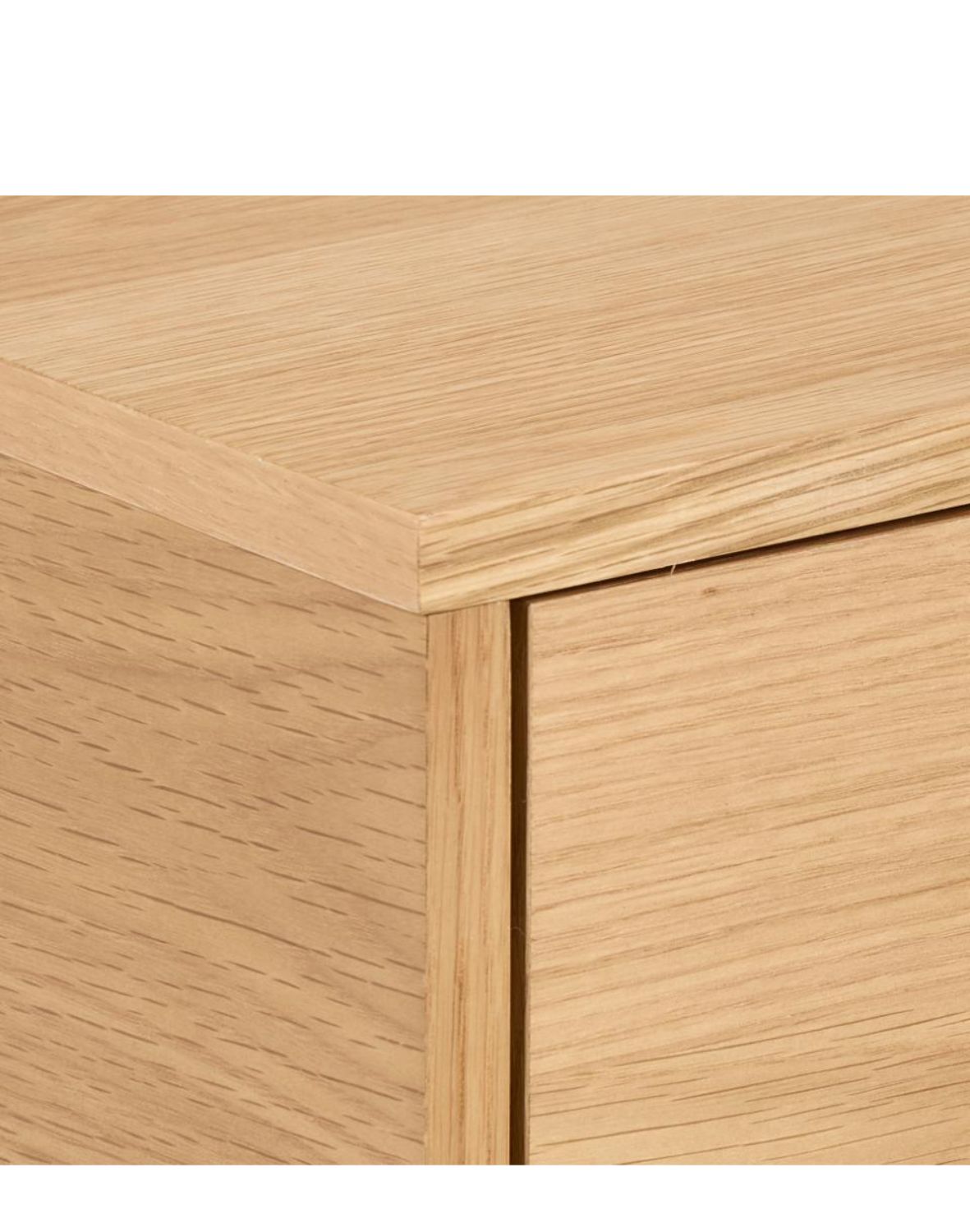 stolik nocny monfort, naturalny dąb, ścienny, z szufladą (10858)