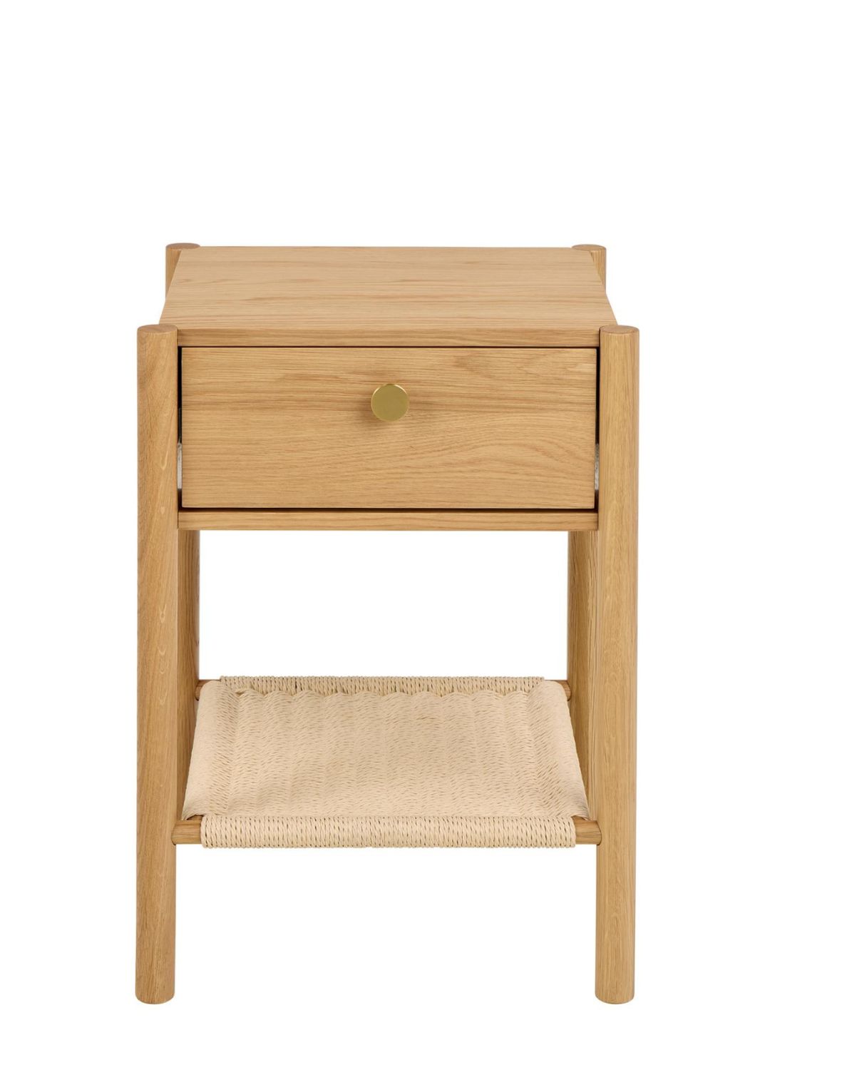 szafka nocna monfort, naturalny dąb z szufladą (10856)