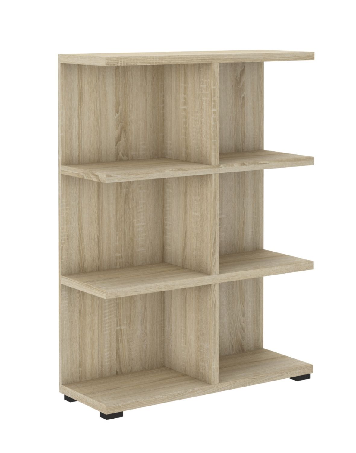 Otwarty Regał na książki More 06 Dąb Sonoma 113x83 cm