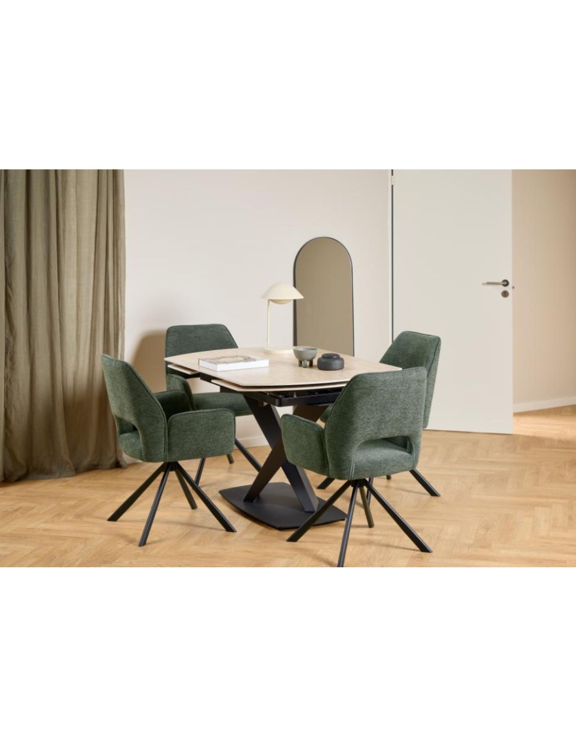 stół rozkładany morella, nowoczesny design, blat ceramiczny (25178)