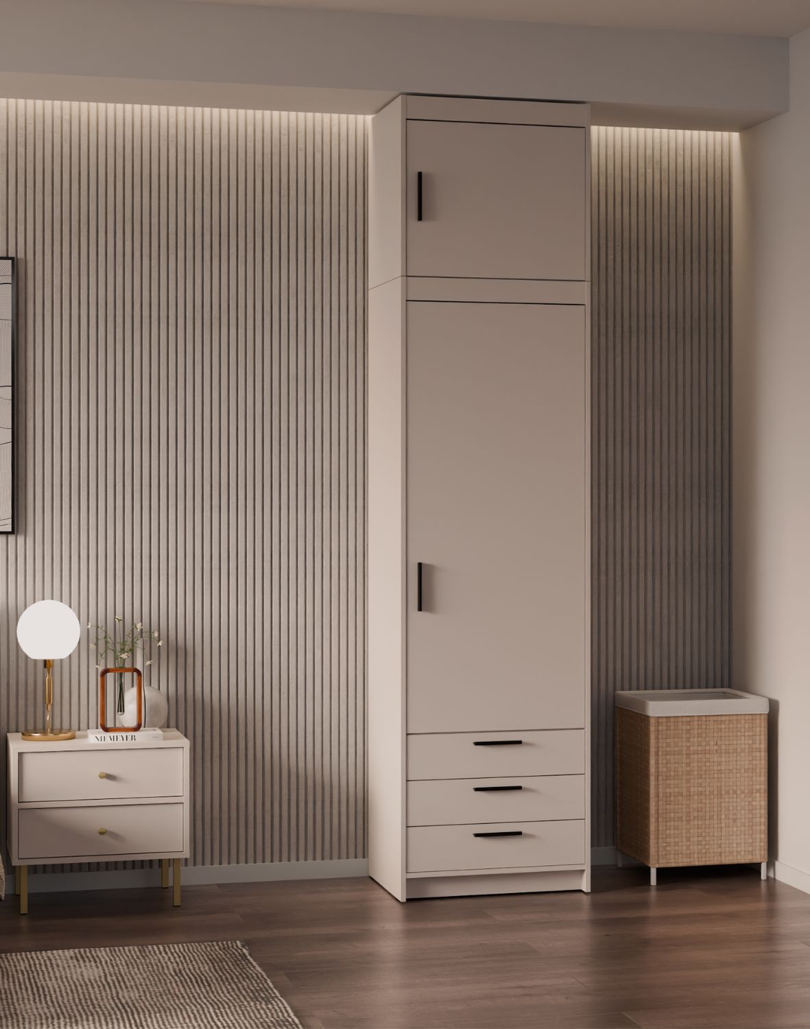 Nadstawka do szafy Elena 1D Beż Piaskowy BP01