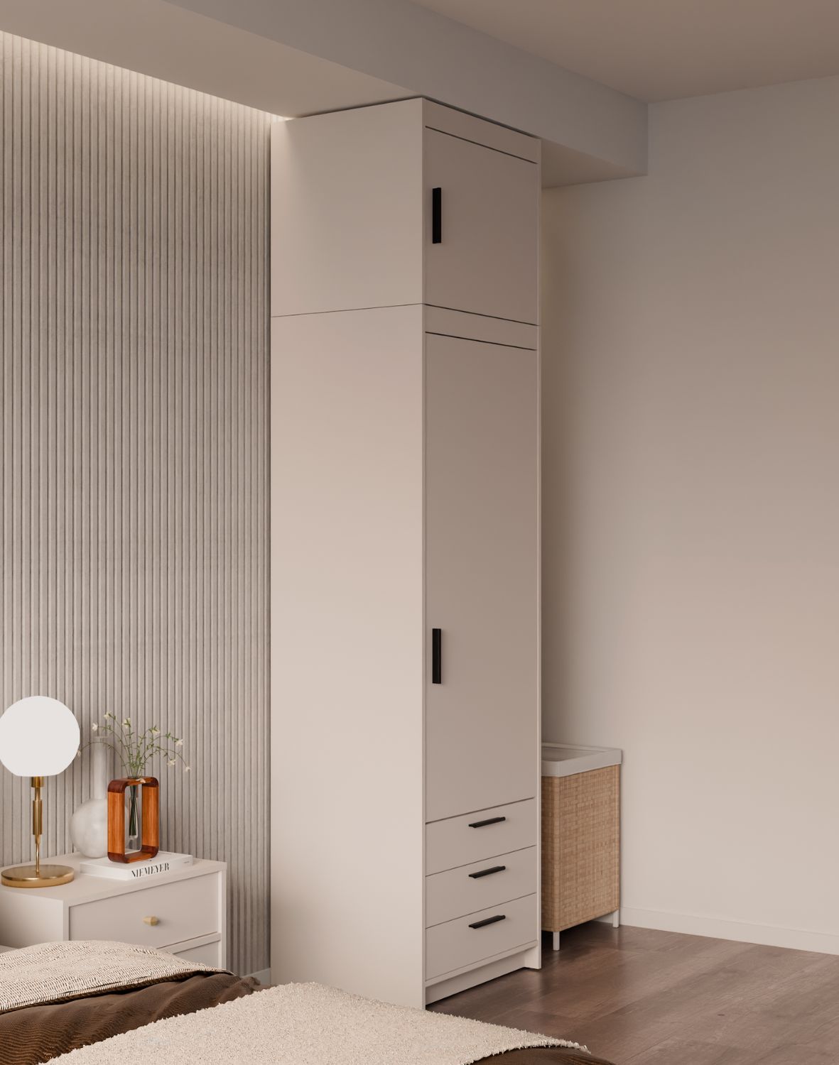 Nadstawka do szafy Elena 1D Beż Piaskowy BP01