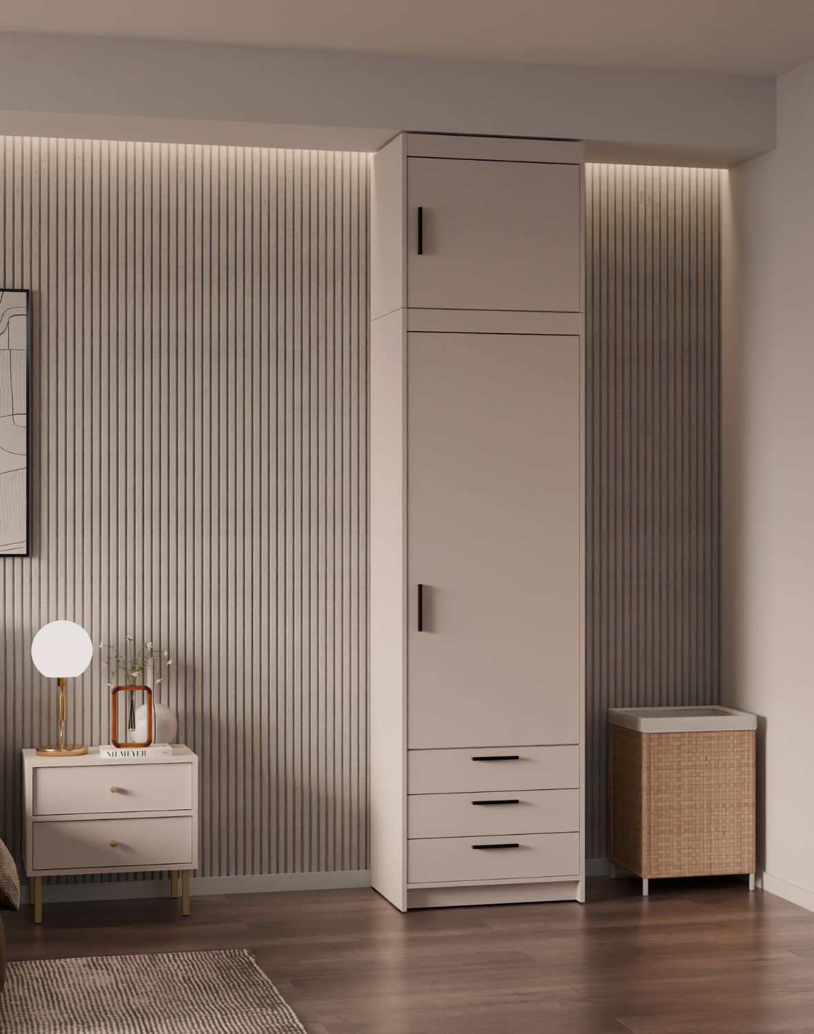 Nadstawka do szafy Elena 1D Beż Piaskowy BP01