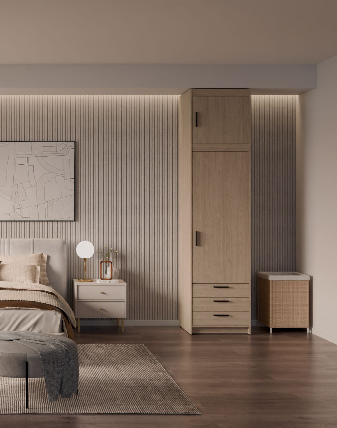 nadstawka do szafy elena 1d dab olejowany do01