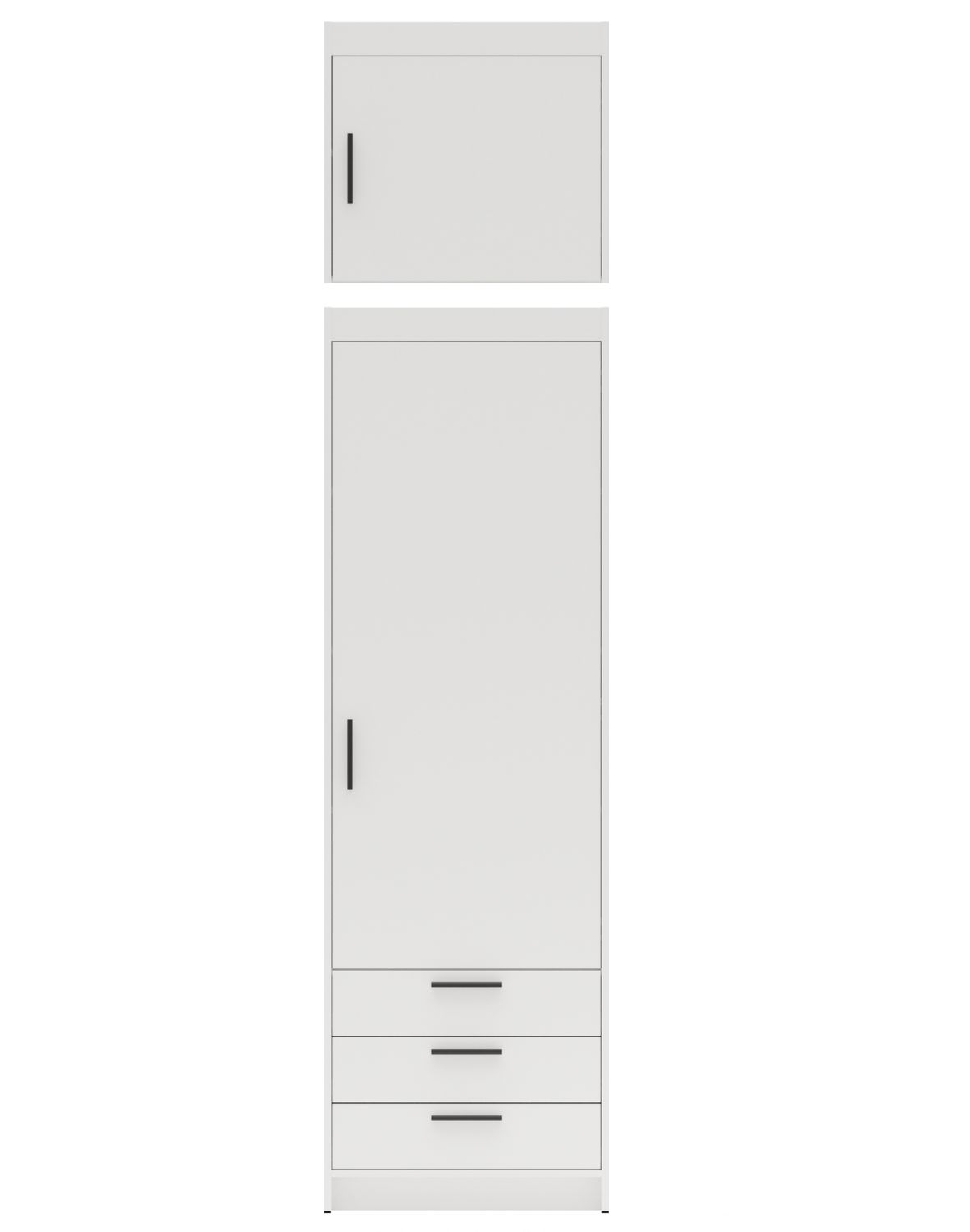 Nadstawka do szafy Elena 1D Biała WH01