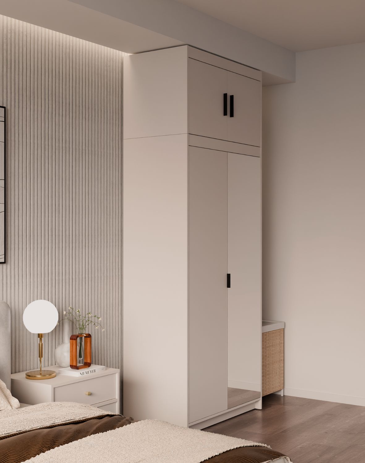 Nadstawka do szafy Elena 2D Beż Piaskowy BP02