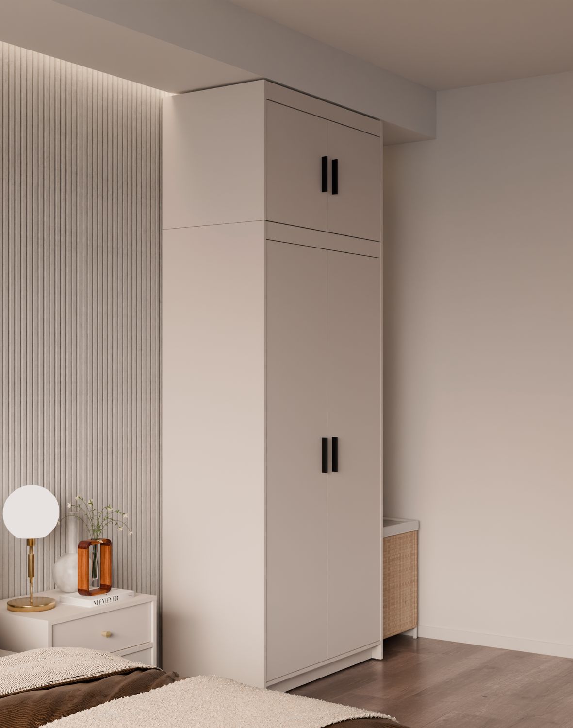 Nadstawka do szafy Elena 2D Beż Piaskowy BP02