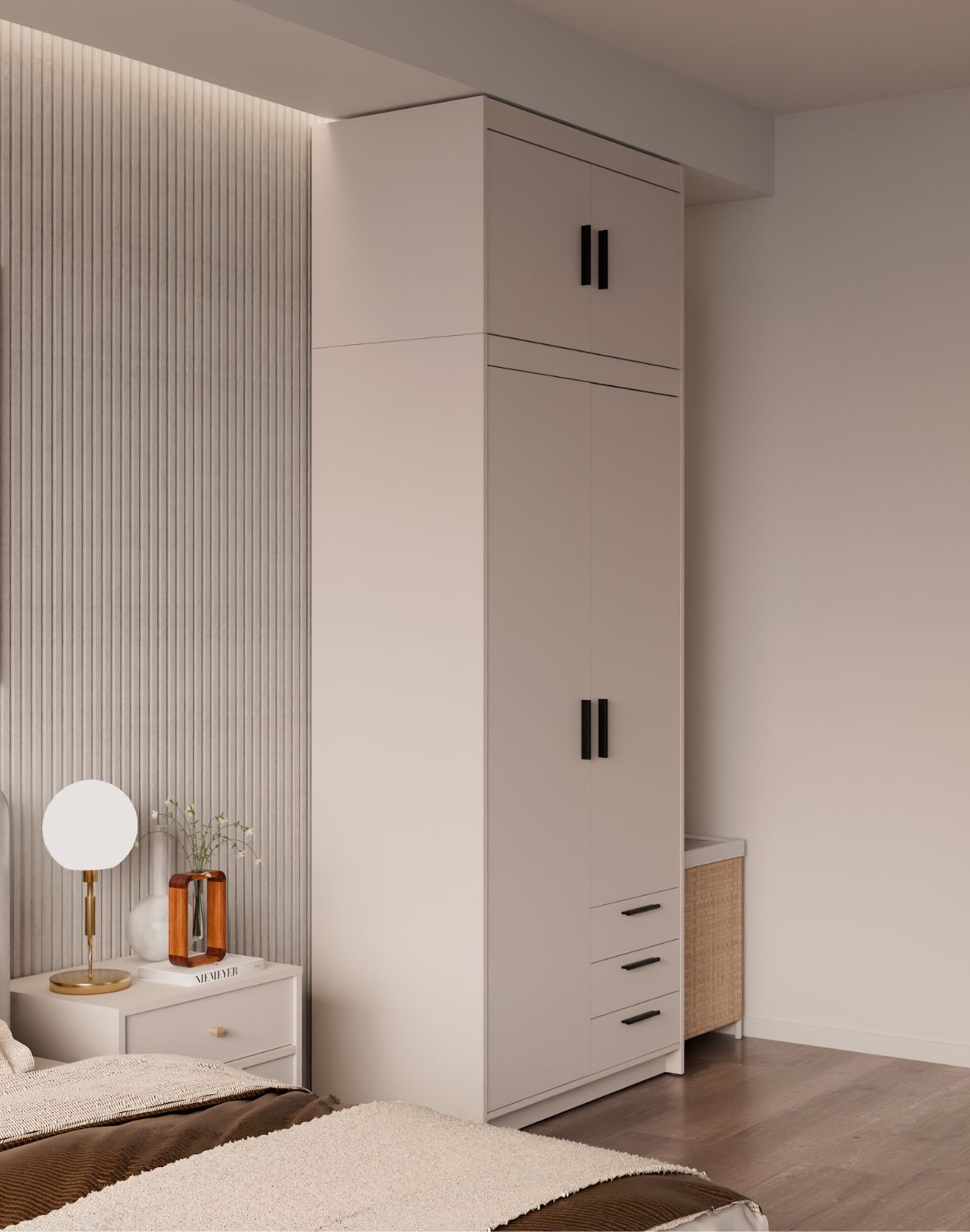 Nadstawka do szafy Elena 2D Beż Piaskowy BP02