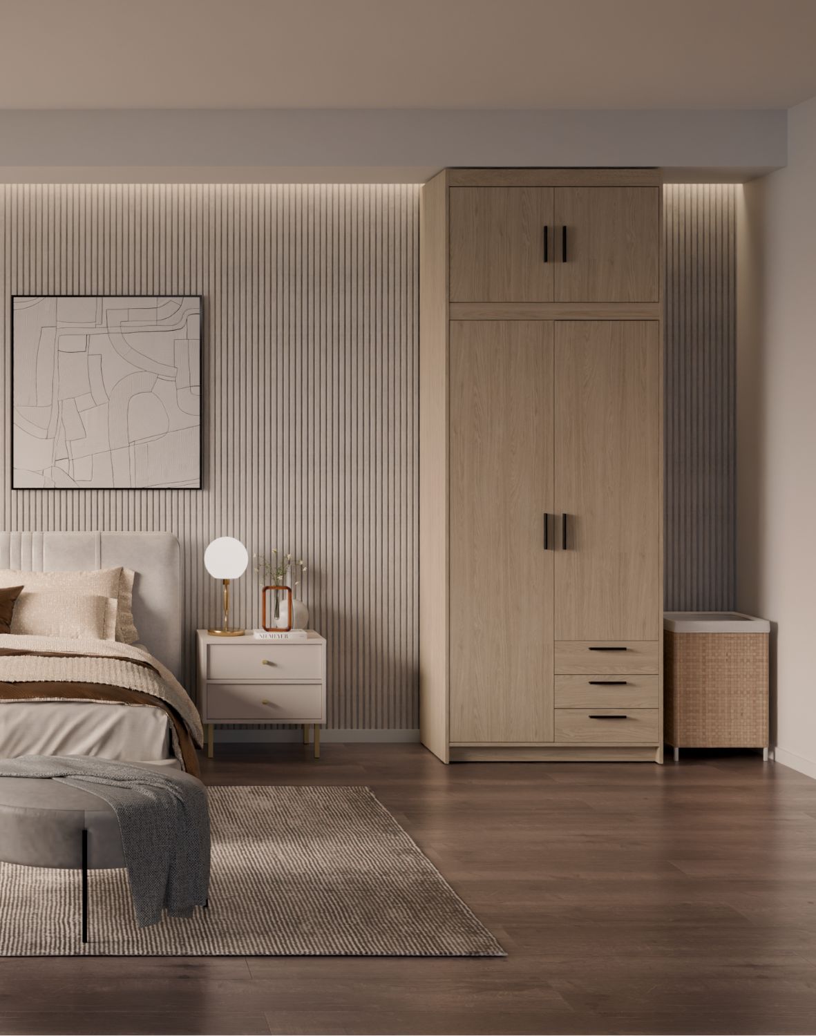 Nadstawka do szafy Elena 2D Dąb Olejowany DO0