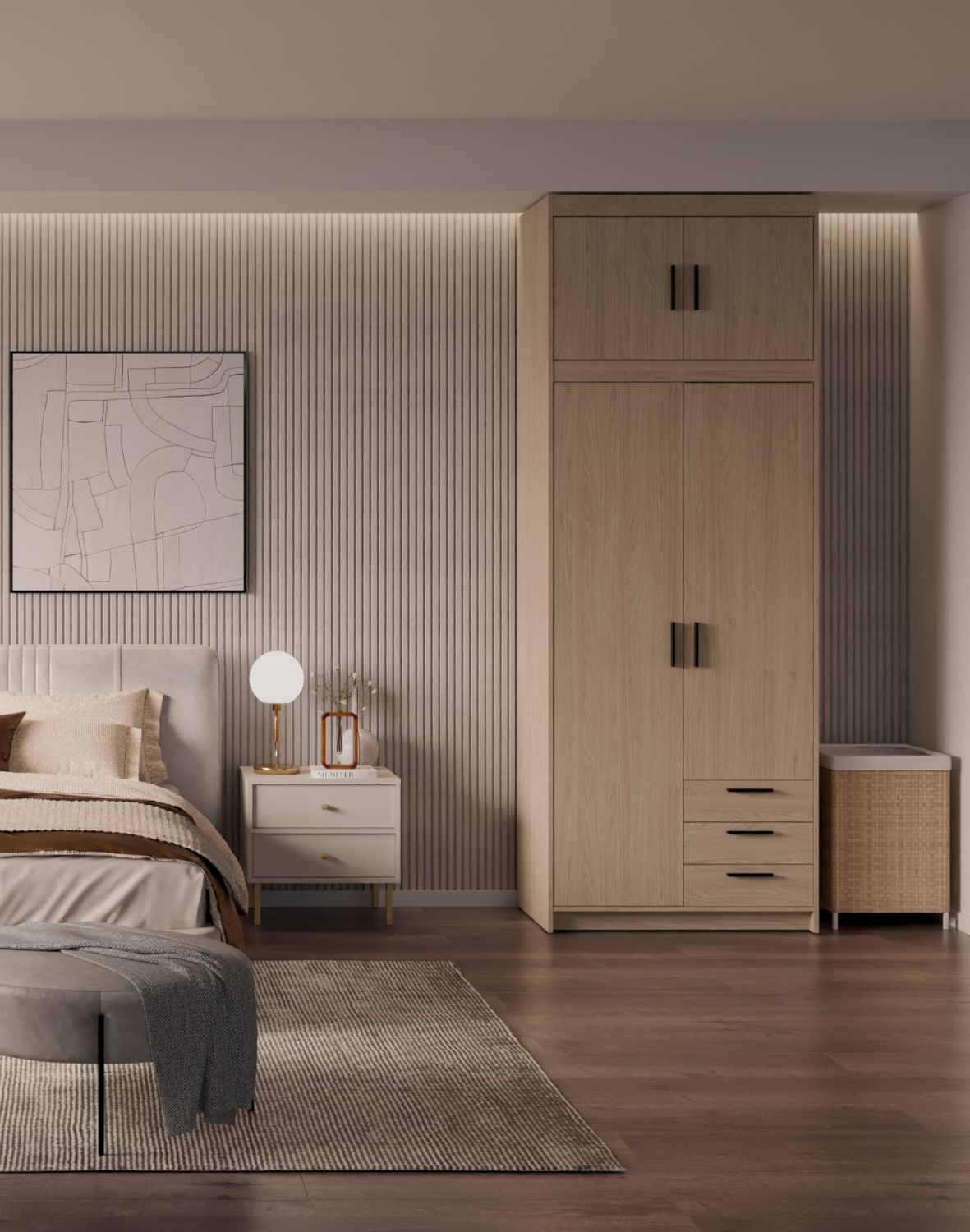 Nadstawka do szafy Elena 2D Dąb Olejowany DO0