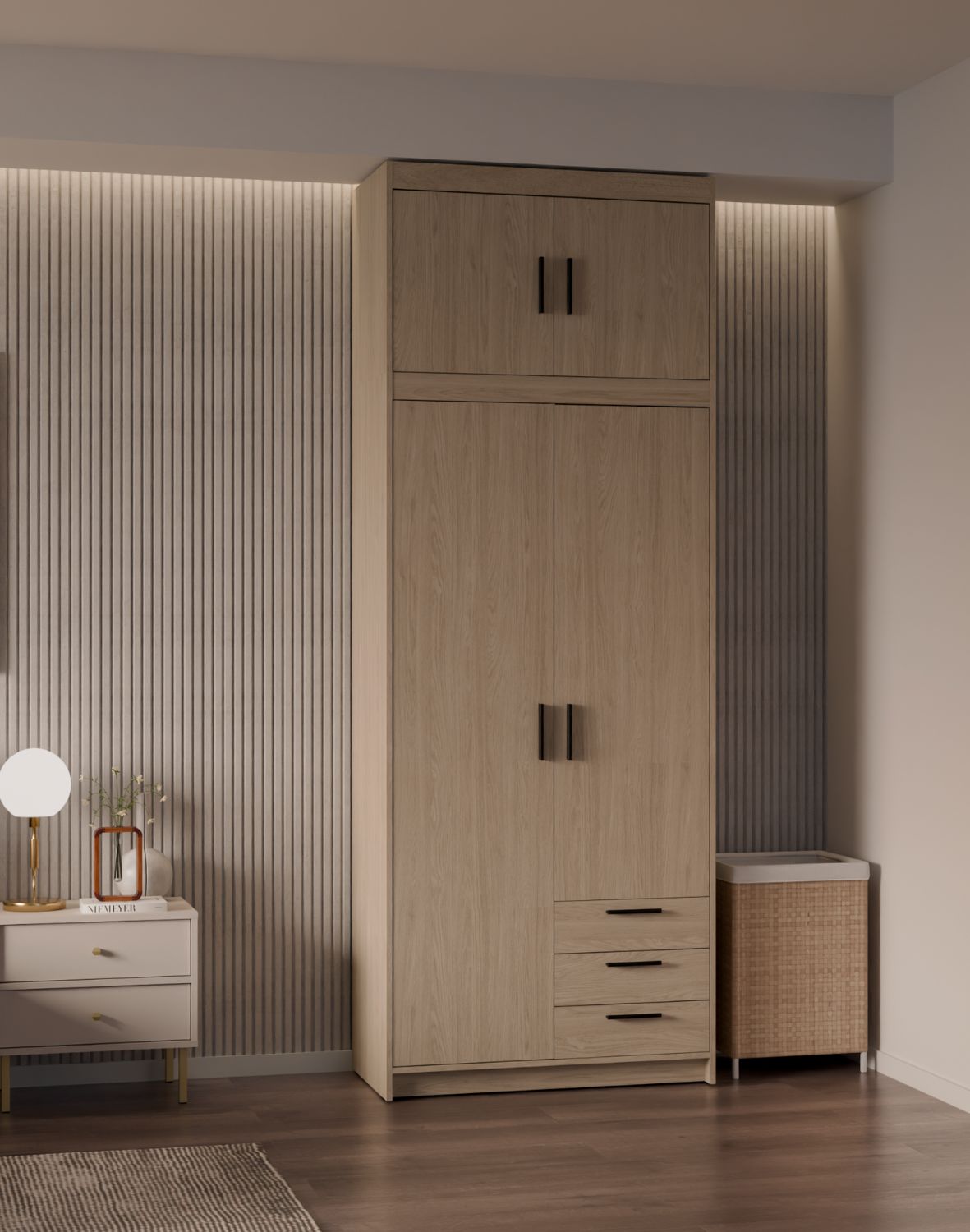 Nadstawka do szafy Elena 2D Dąb Olejowany DO0