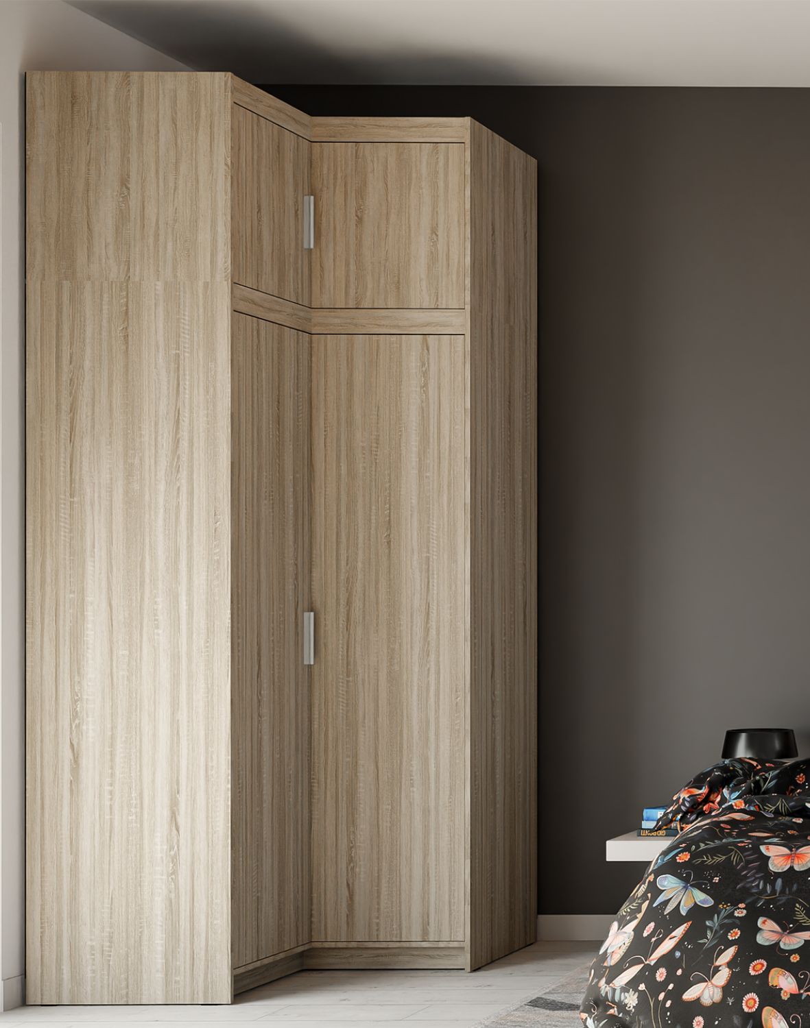 Nadstawka do szafy narożnej Elena 2D Dąb Sonoma SO02