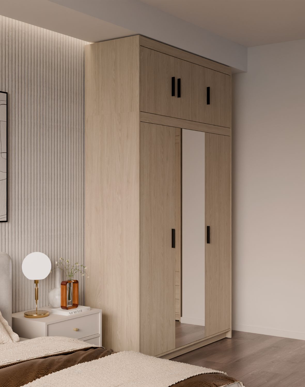 Nadstawka do szafy Elena 3D Dąb Olejowany DO03