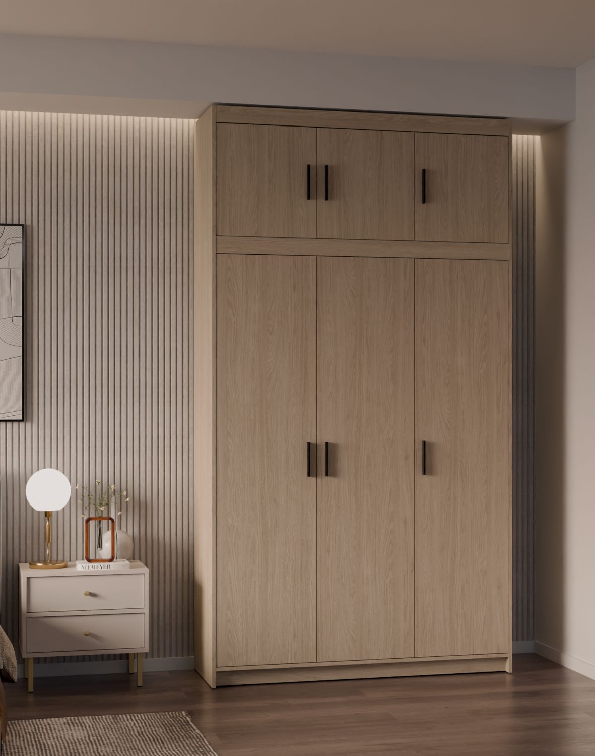 Nadstawka do szafy Elena 3D Dąb Olejowany DO03