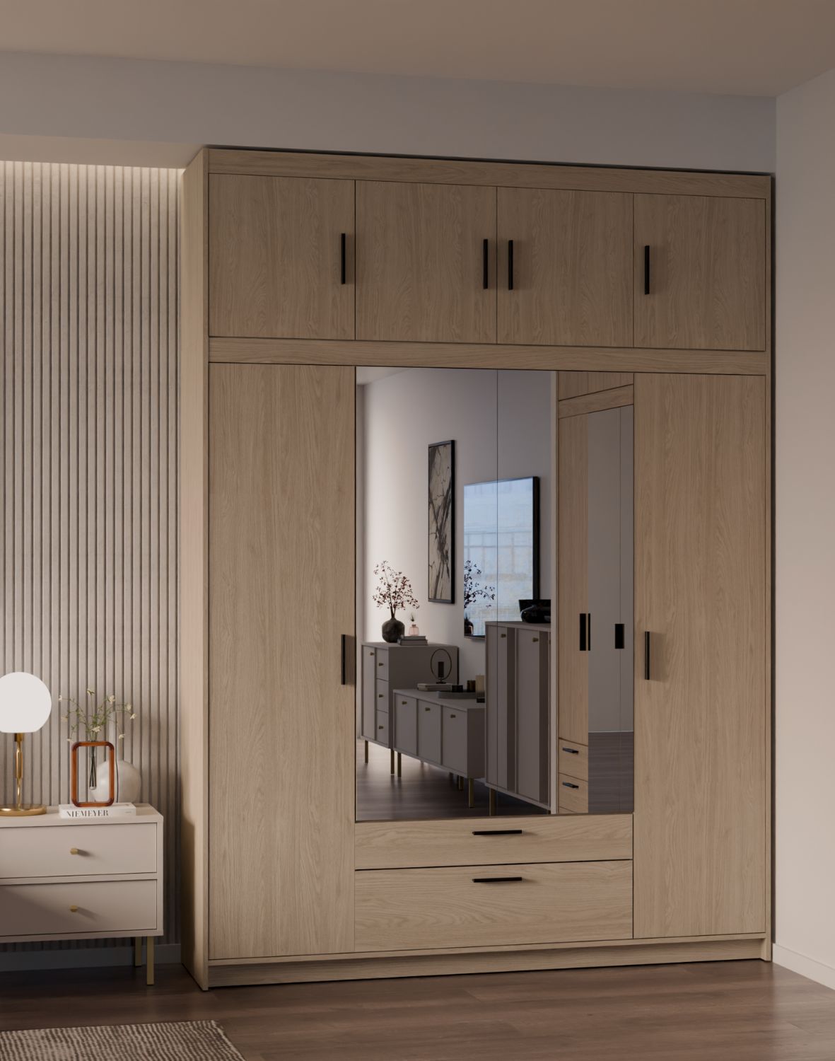 nadstawka do szafy Elena 4D Dąb Olejowany DO04