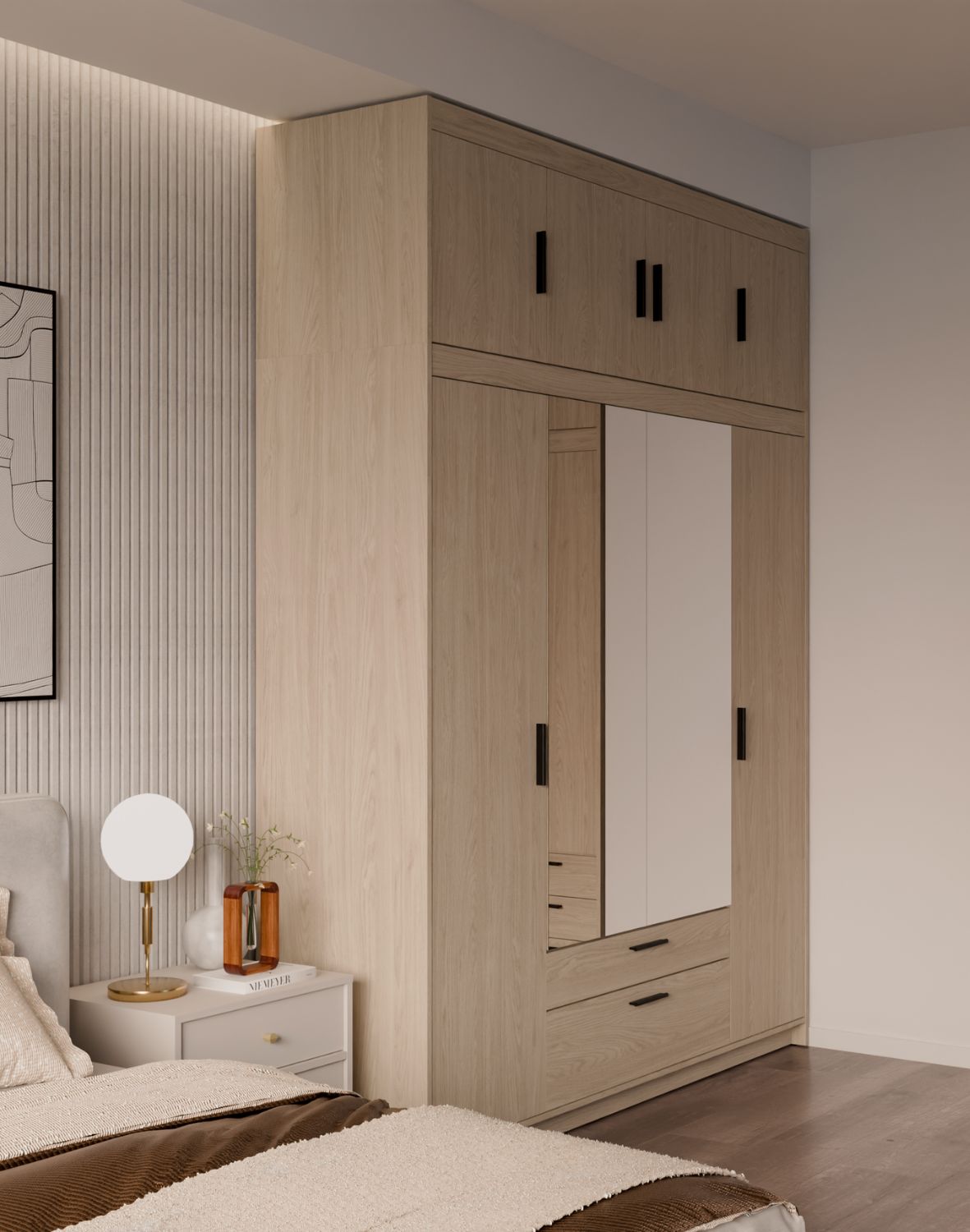 nadstawka do szafy Elena 4D Dąb Olejowany DO04