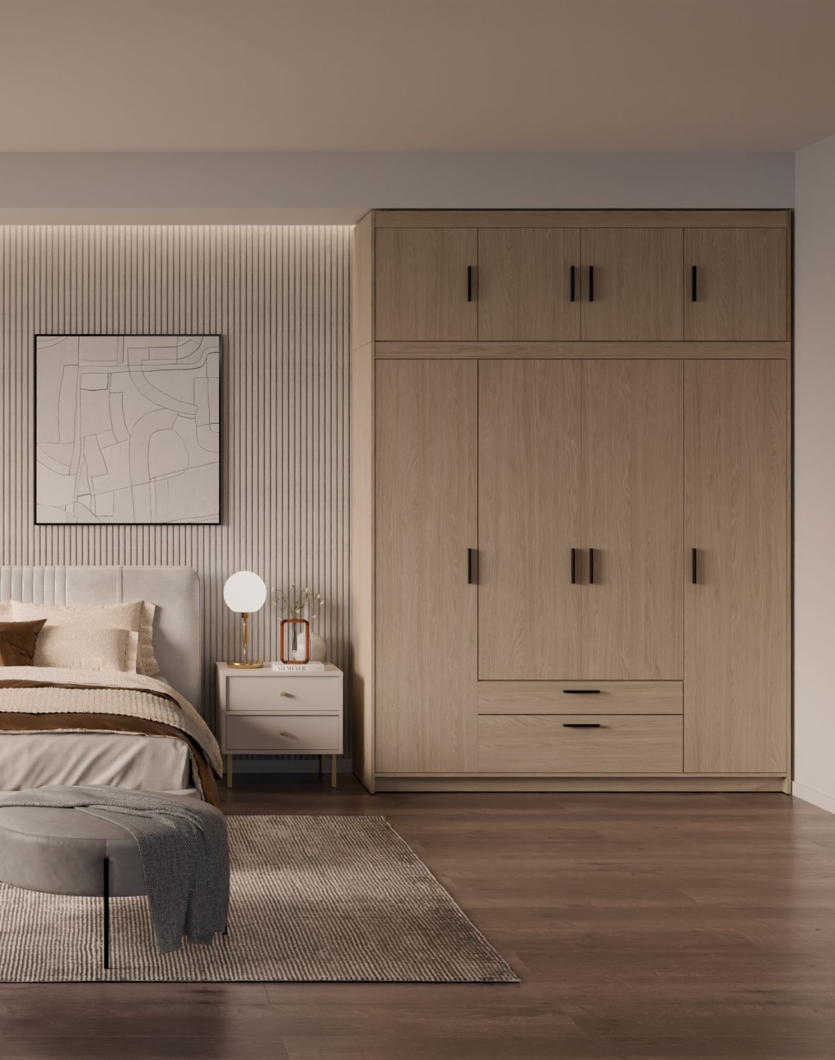 nadstawka do szafy Elena 4D Dąb Olejowany DO04