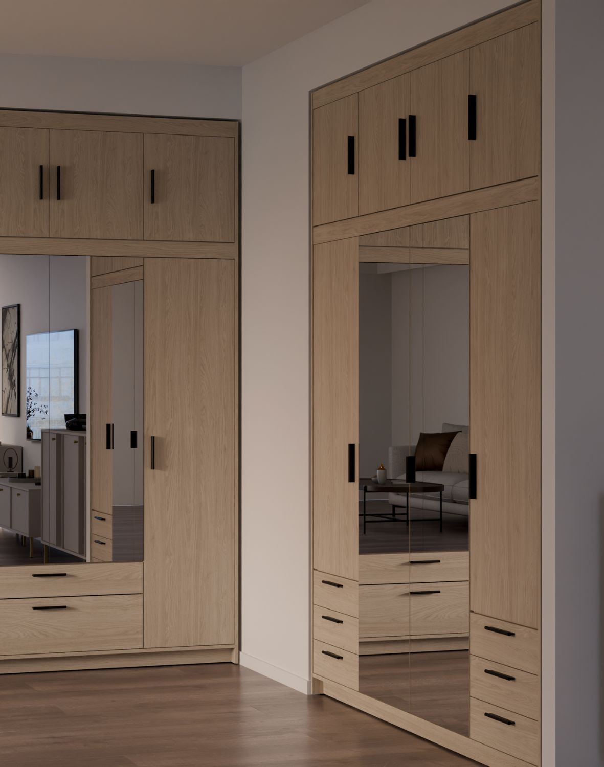 nadstawka do szafy Elena 4D Dąb Olejowany DO04