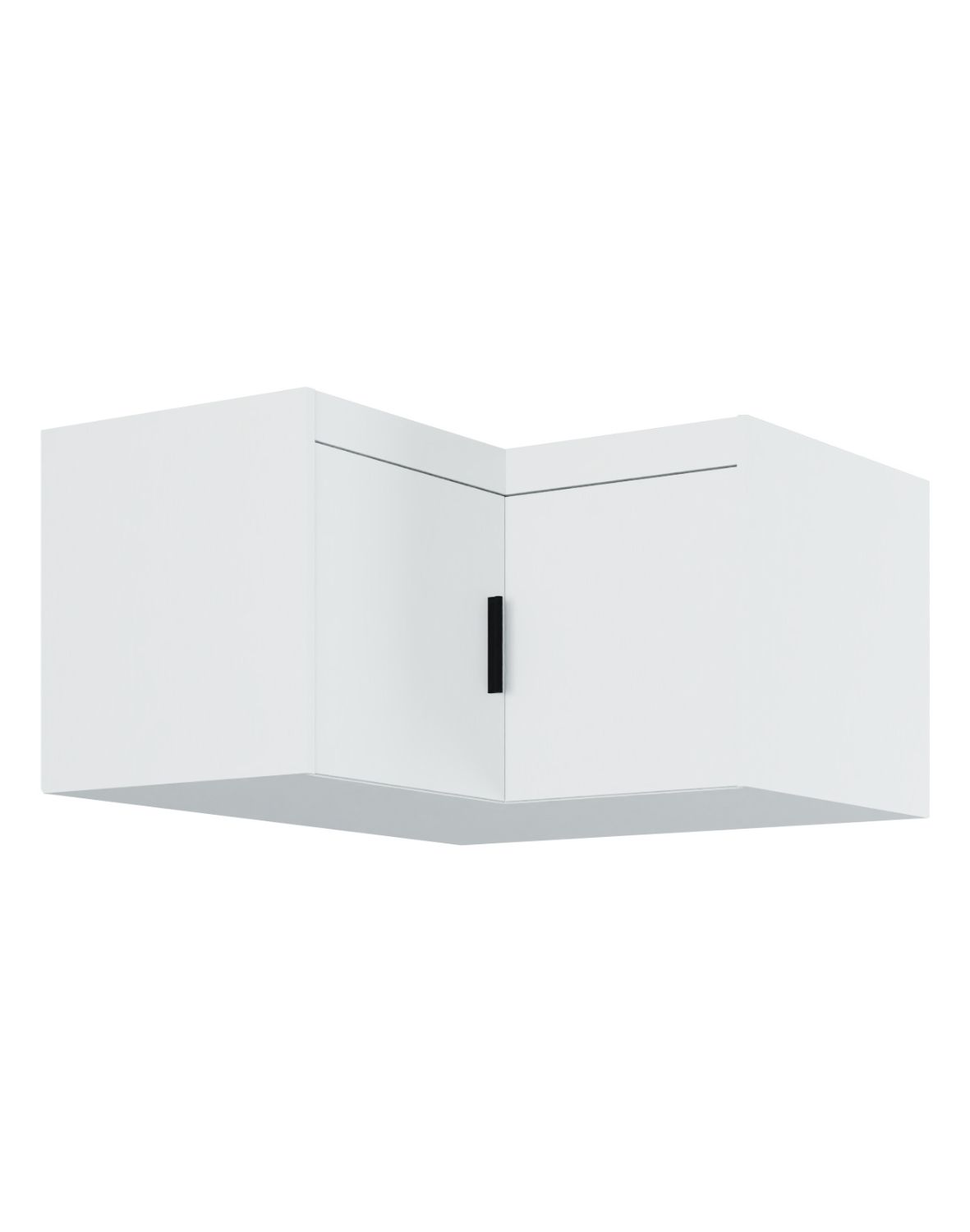 Nadstawka do szafy narożnej Elena 2D Biała WH02