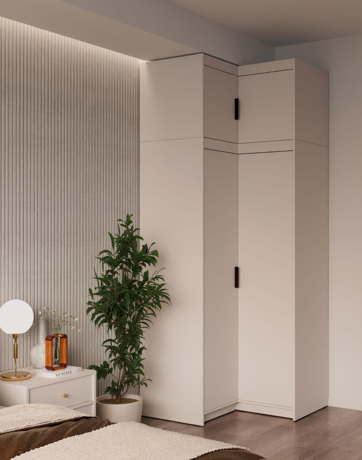 Nadstawka do szafy narożnej Elena 2D Beż Piaskowy BP0